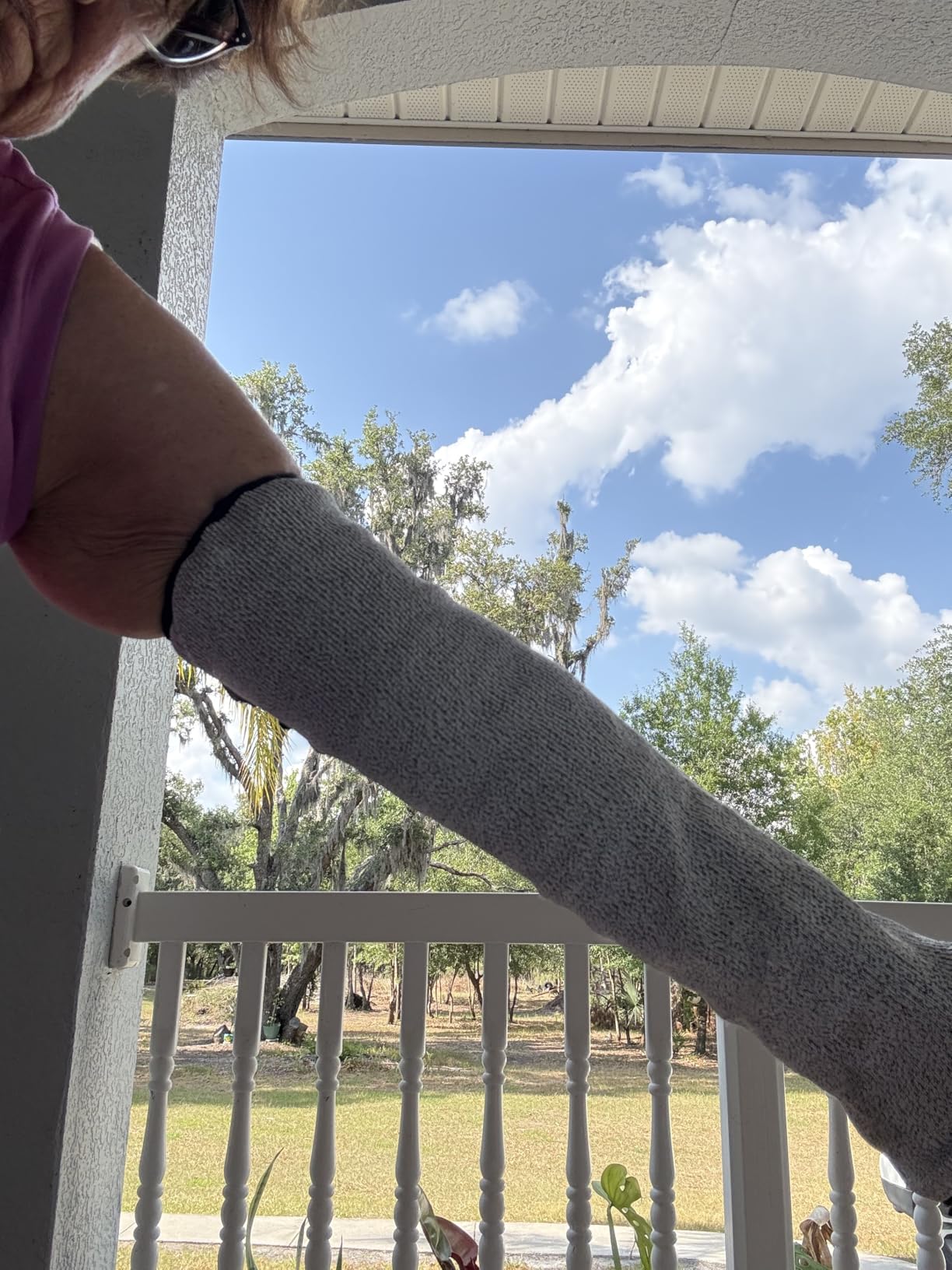 Schwer 18in AIR-SKIN A6 Cut Resistant Arm Sleeves for Gardening, S903 customer photo 2