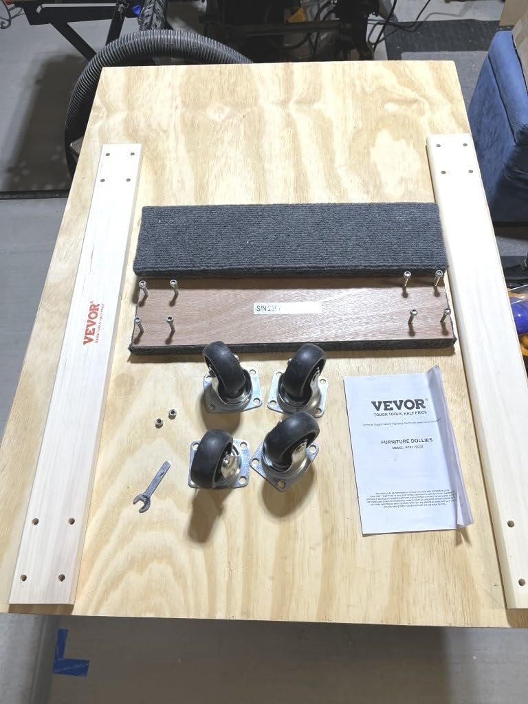 VEVOR Furniture Dolly, 1000 lbs Load Capacity, 18