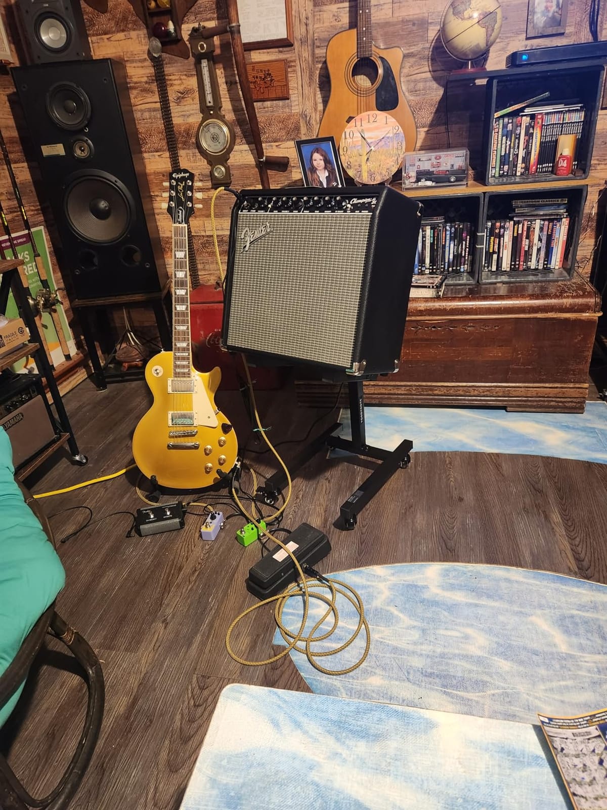 Vondynote Guitar Amp Stand with Wheels Adjustable Combo Amp Stand Tilt Back | Mobile Amplifier Stands, Stage Guitar Amp Holder, For Amps, Speaker Cabinet Stands, Combo Stands customer photo 1