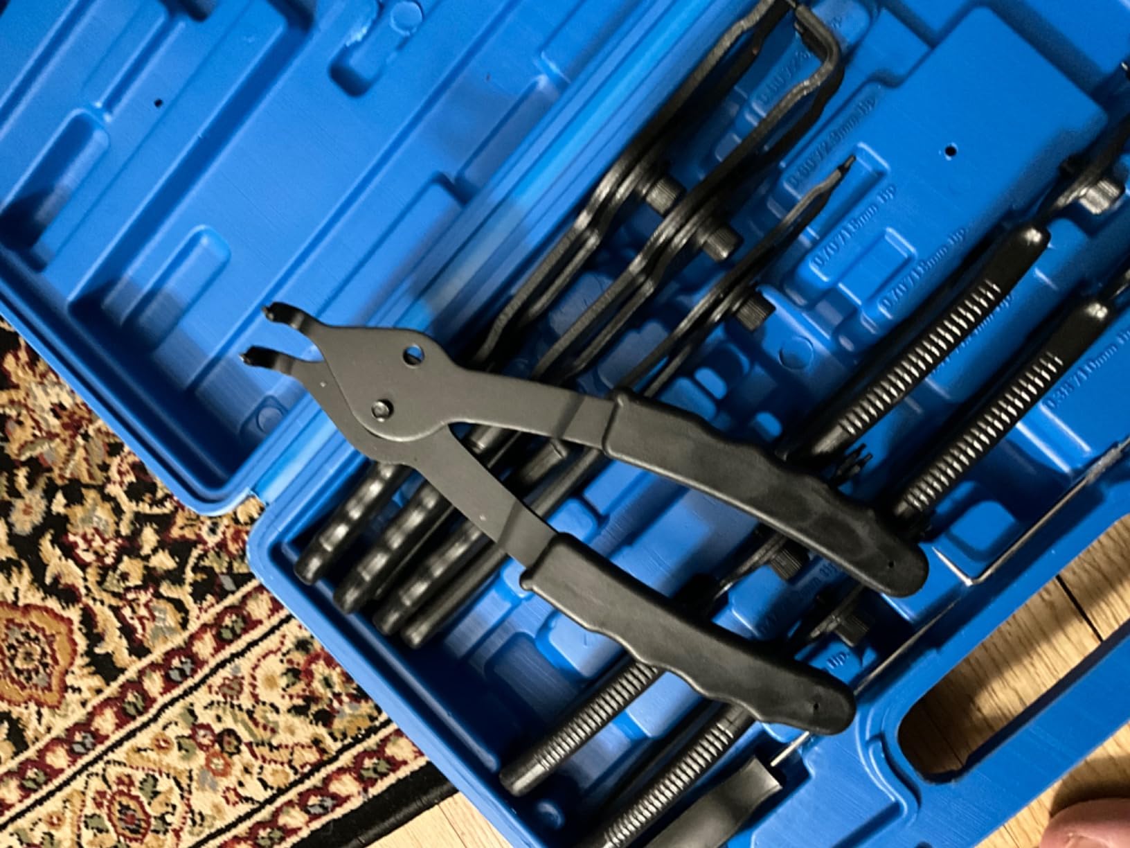 OMT Snap Ring Pliers, 10Pc Internal External Circlip Set With Hook And Pick customer photo 2