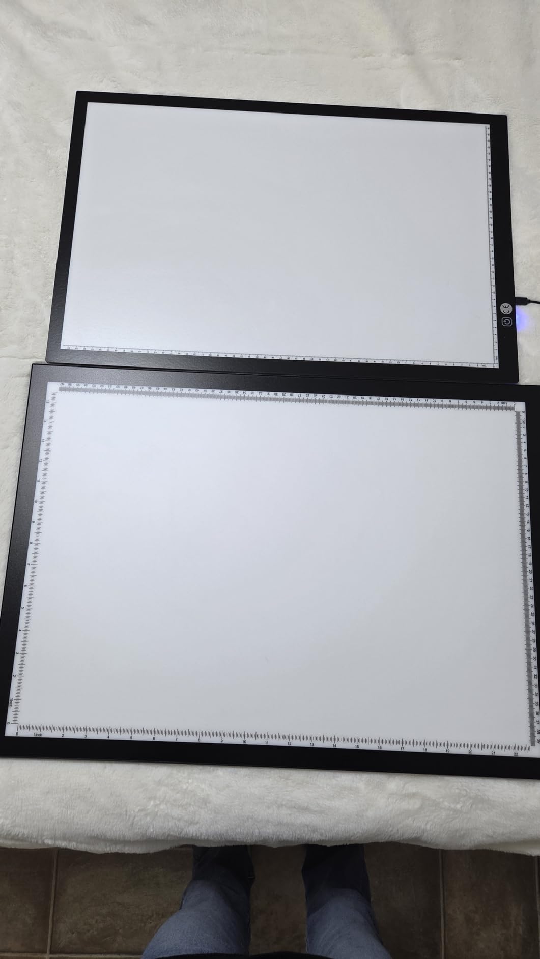 WELZK Light Pad A2 10000 Lux, 3-Color LED Tracing Board for Diamond Art customer photo 1