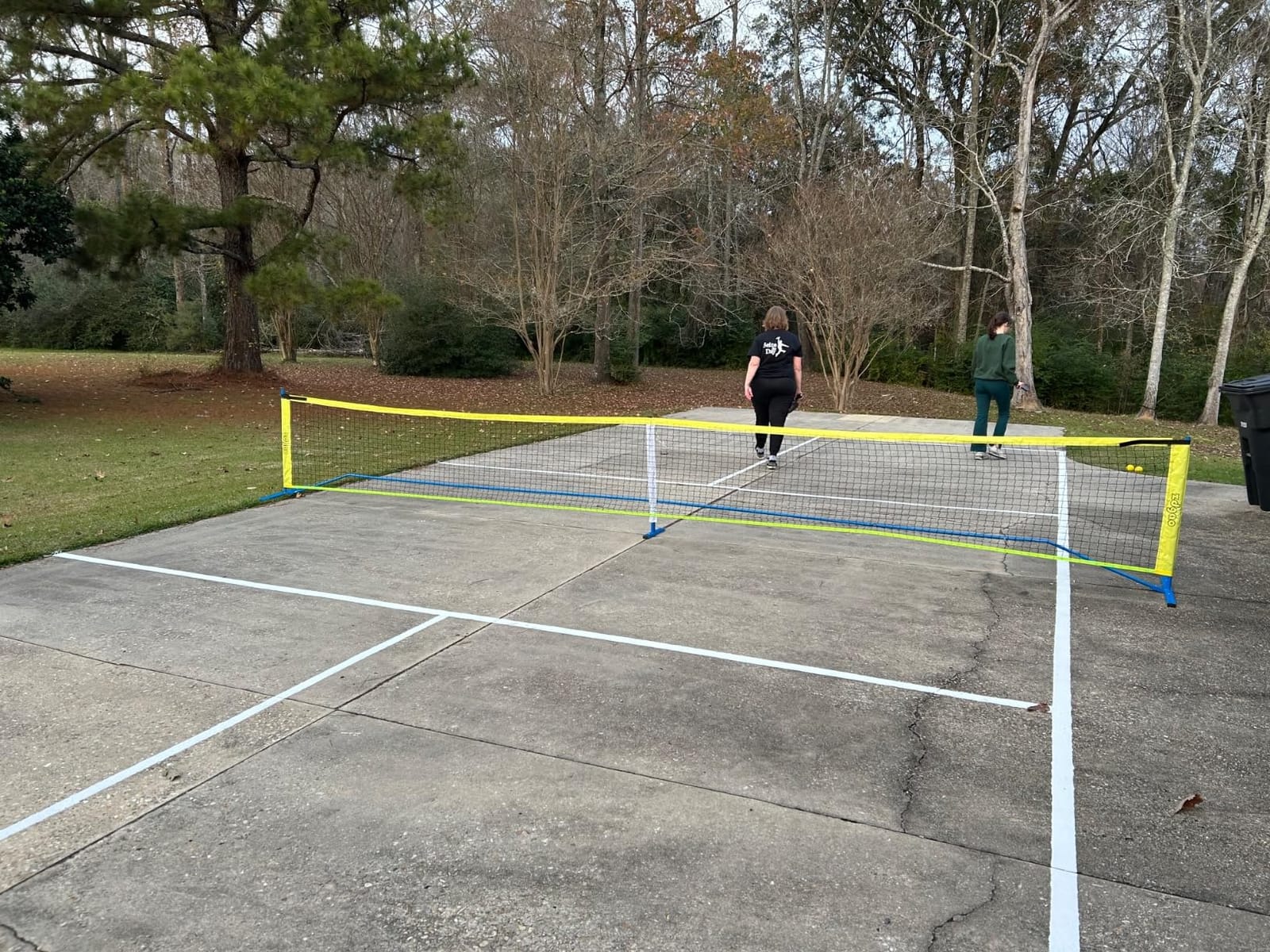 Zdgao Portable Pickleball Net with Pickleballs and Carry Bag for Driveway customer photo 2