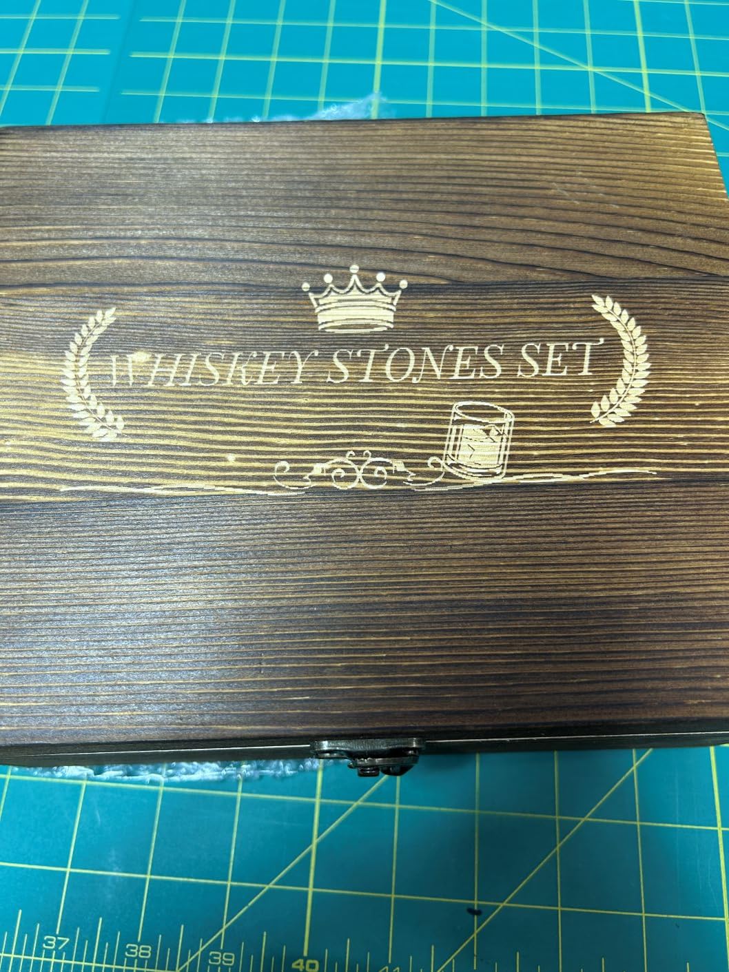 Fathers Day Anniversary Birthday Gifts for Men Him Dad Husband, White Elephant Gifts for Adults, Whiskey Glasses Set of 2 with Chilling Rocks, Bourbon Whiskey Stones Gifts for Men Wooden Box customer photo 1