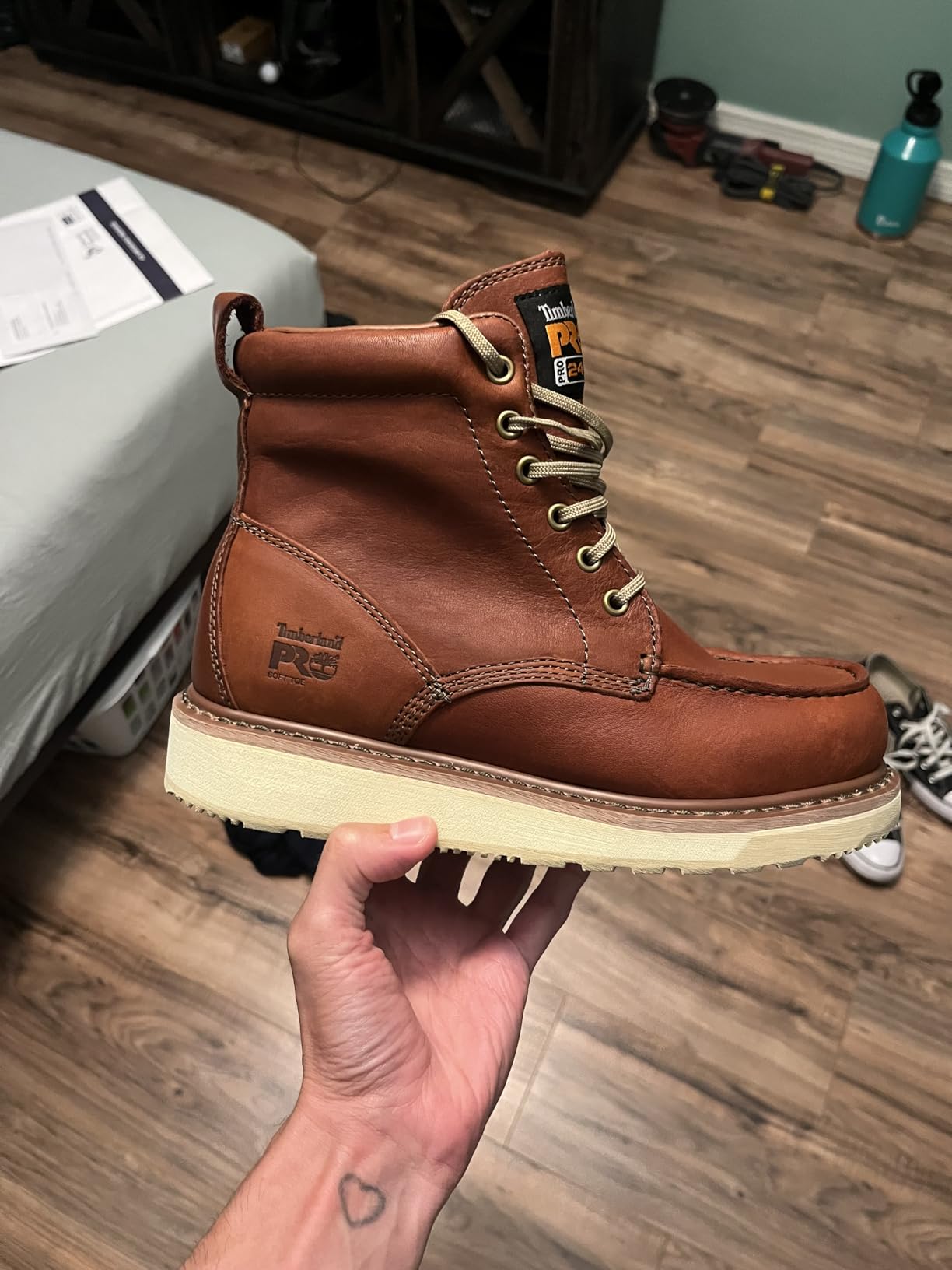Timberland PRO Unisex Adult Pro Wedge 6 Inch Soft Toe Work Boots customer photo 1