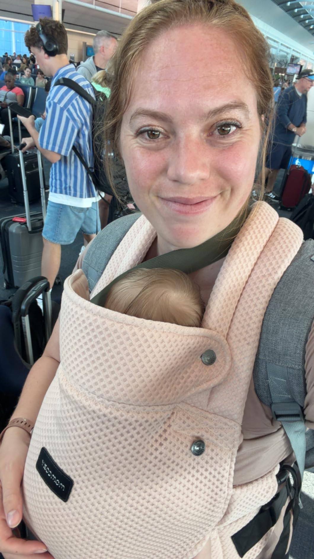 Momcozy PureHug Baby Carrier - Ergonomic, Cozy and Lightweight for 7-45 lbs customer photo 1
