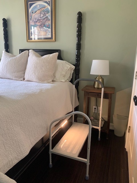 step2bed Deluxe Bed Rails for Elderly Adults - Adjustable Height Bed Safety Rail for Seniors with Cane Holder, LED Light, Mesh Bag, Handicap Grab Bars and More - Premium Bed Side Step Assist Device customer photo 1