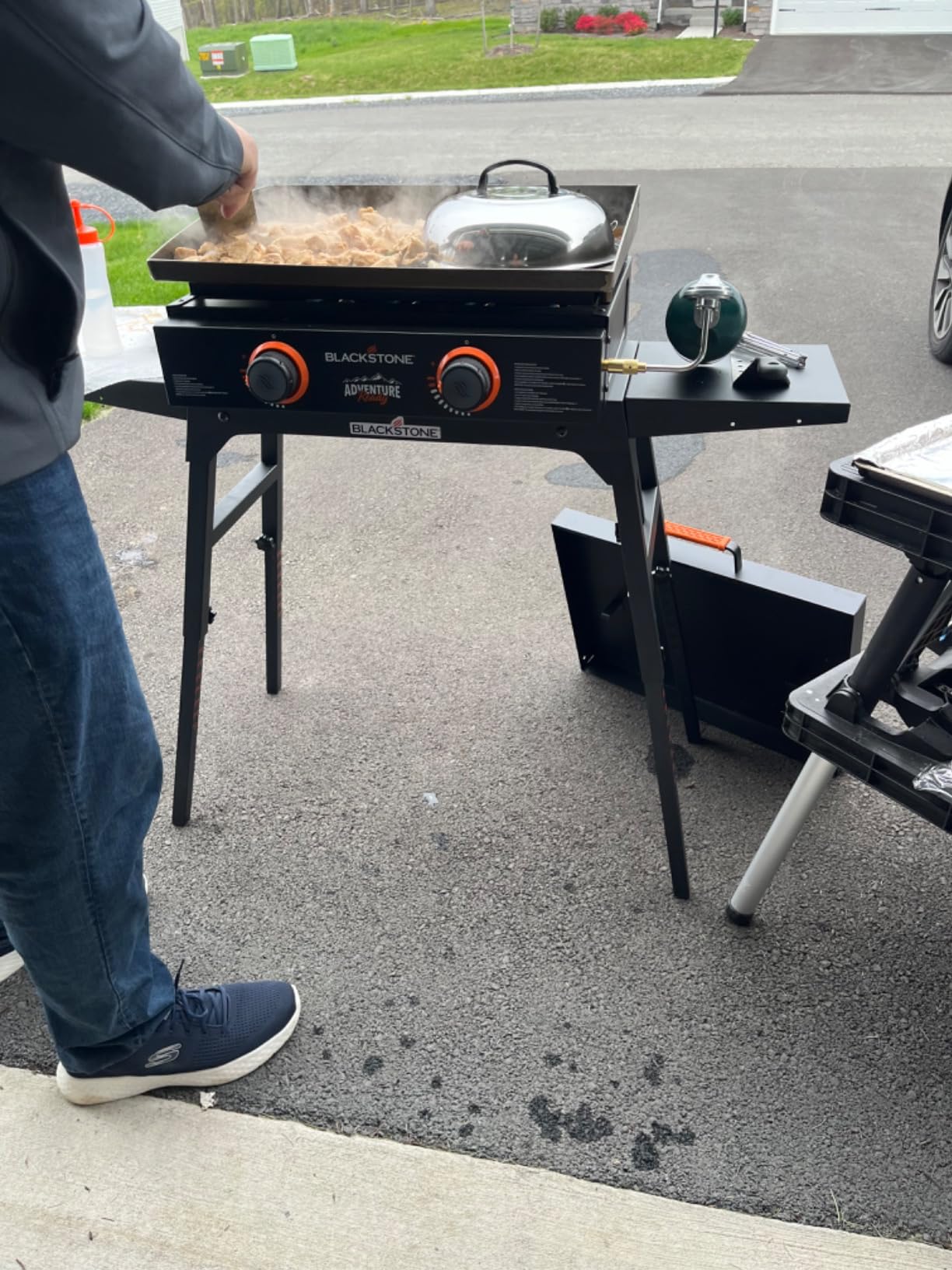 Trybuy Folding Stand for Blackstone 17 & 22 Inch Tabletop Griddle customer photo 1
