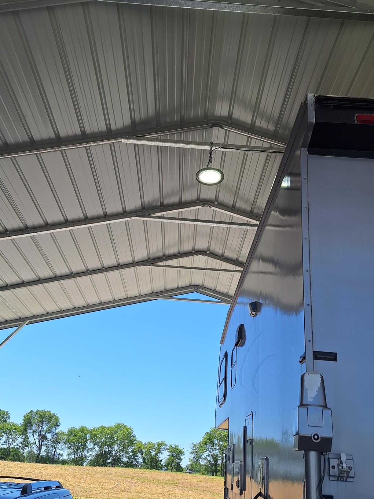 CINOTON 160W UFO LED High Bay Light, Aluminum LED Shop Lights with 24000LM, 5000K Commercial Bay Lighting for Warehouse Garage Workshop Factory Hall, 6' Cable & Safety Rope, ETL Listed 2 Pack customer photo 2