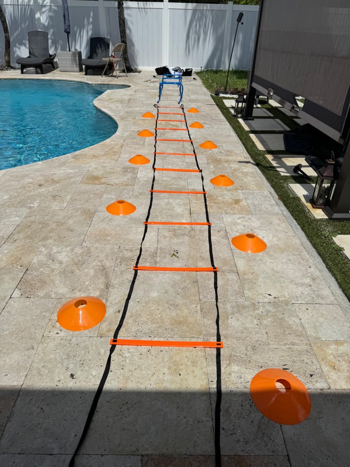 GHB Agility Ladder,Football Training Equipment Set customer photo 2