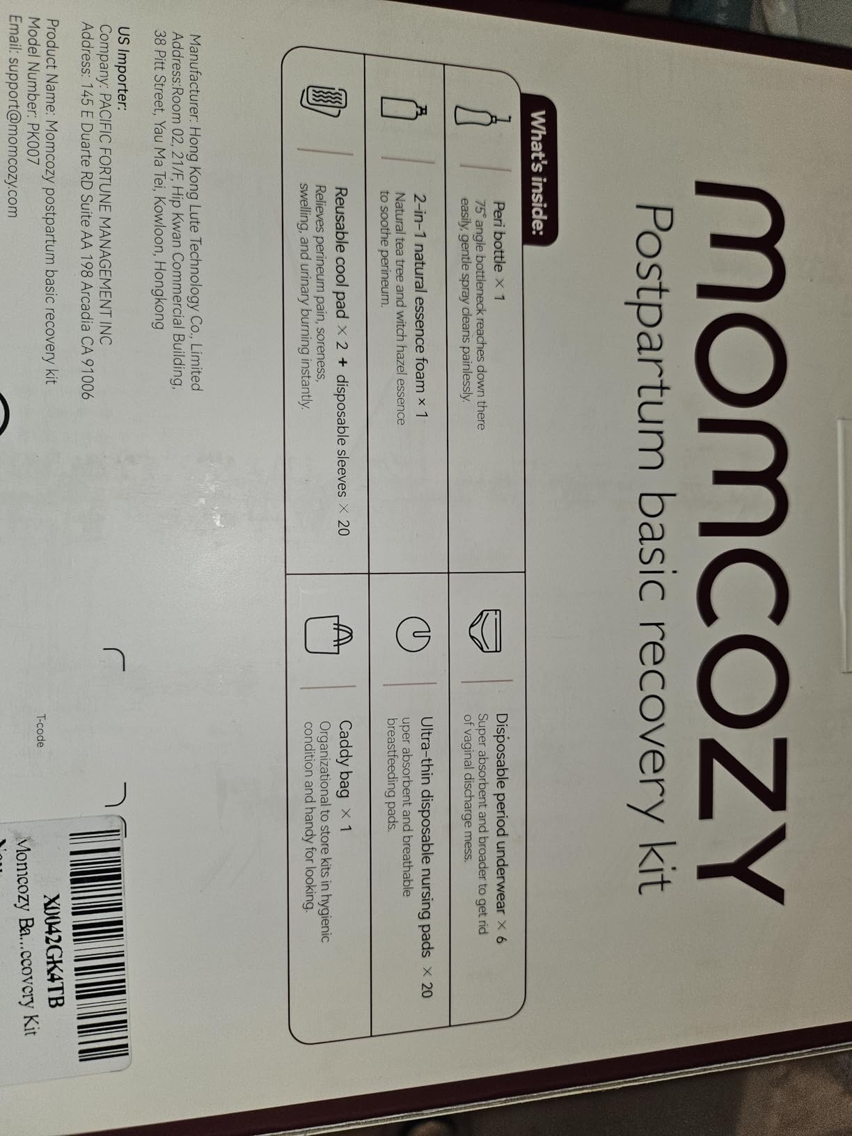Momcozy 12pc Postpartum Recovery Kit, Labor & Delivery Essentials for Moms customer photo 1