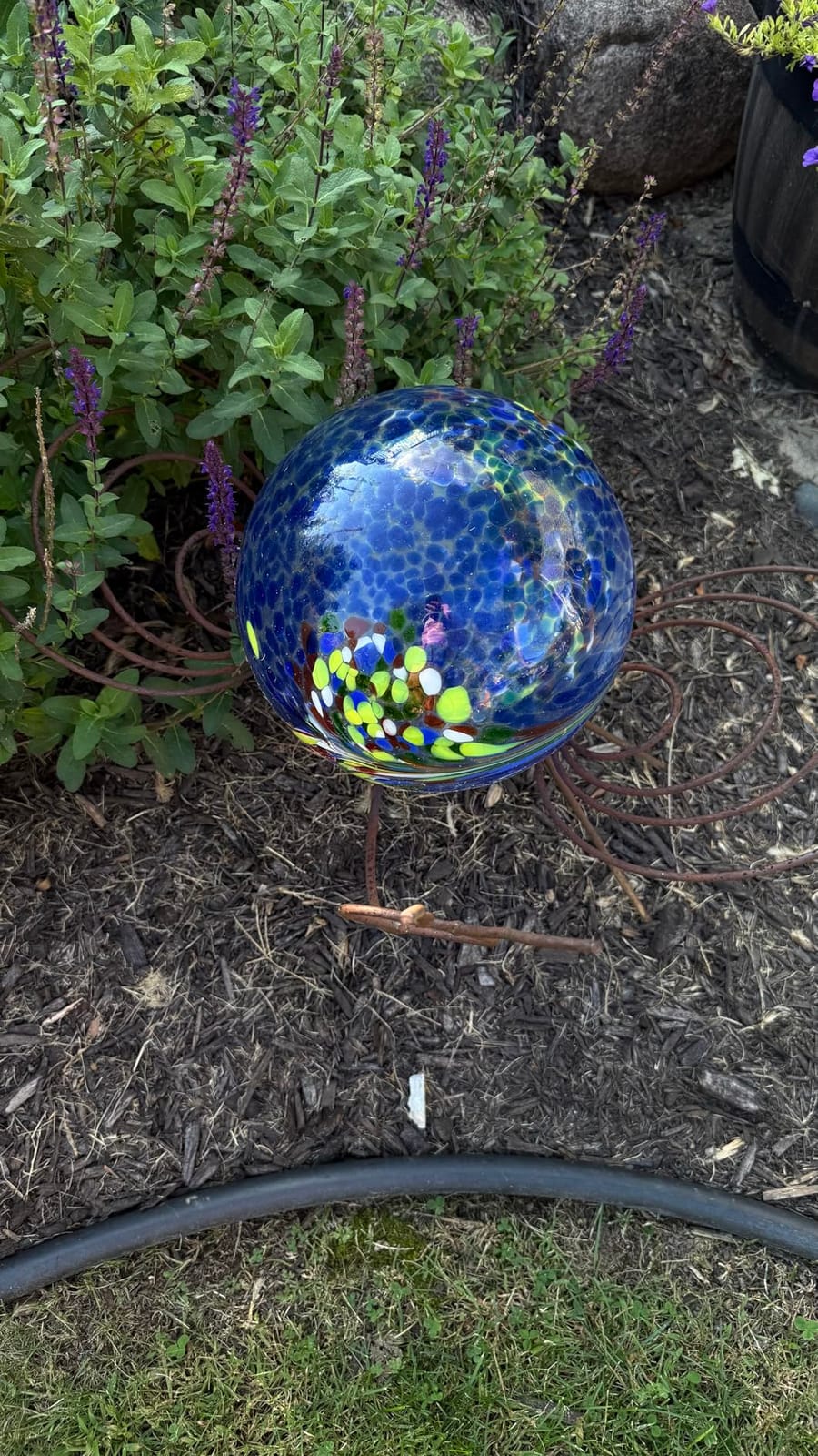 VCUTEKA Gazing Ball, Glass Gazing Balls Garden Globe Decor 10
