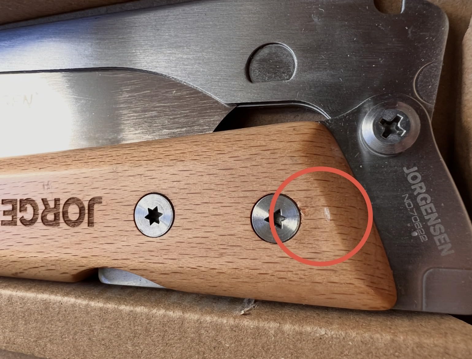 JORGENSEN Japanese Pull Saw, 6 Inch Pro Folding Dovetail Saw with Beech Wood Long handle, SK5 Steel Blade Tool-less Quick Change, 21TPI Cross Cut Woodworking Handsaw for Hardwood, Softwood customer photo 2