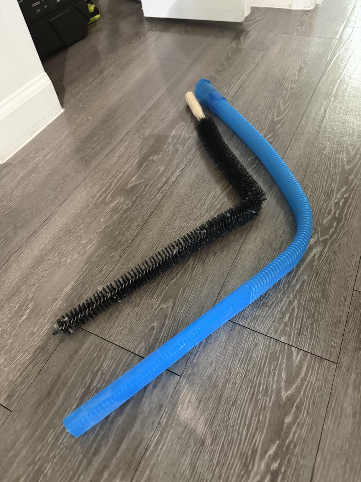 PetOde 2Pcs Dryer Vent Cleaner Kit Universal Vacuum Hose Attachment & Brush | Blue Upgraded Flexible Hose for Smooth Airflow Without Whistling Noise, Fits Most Vacuums for Deep Cleaning customer photo 1