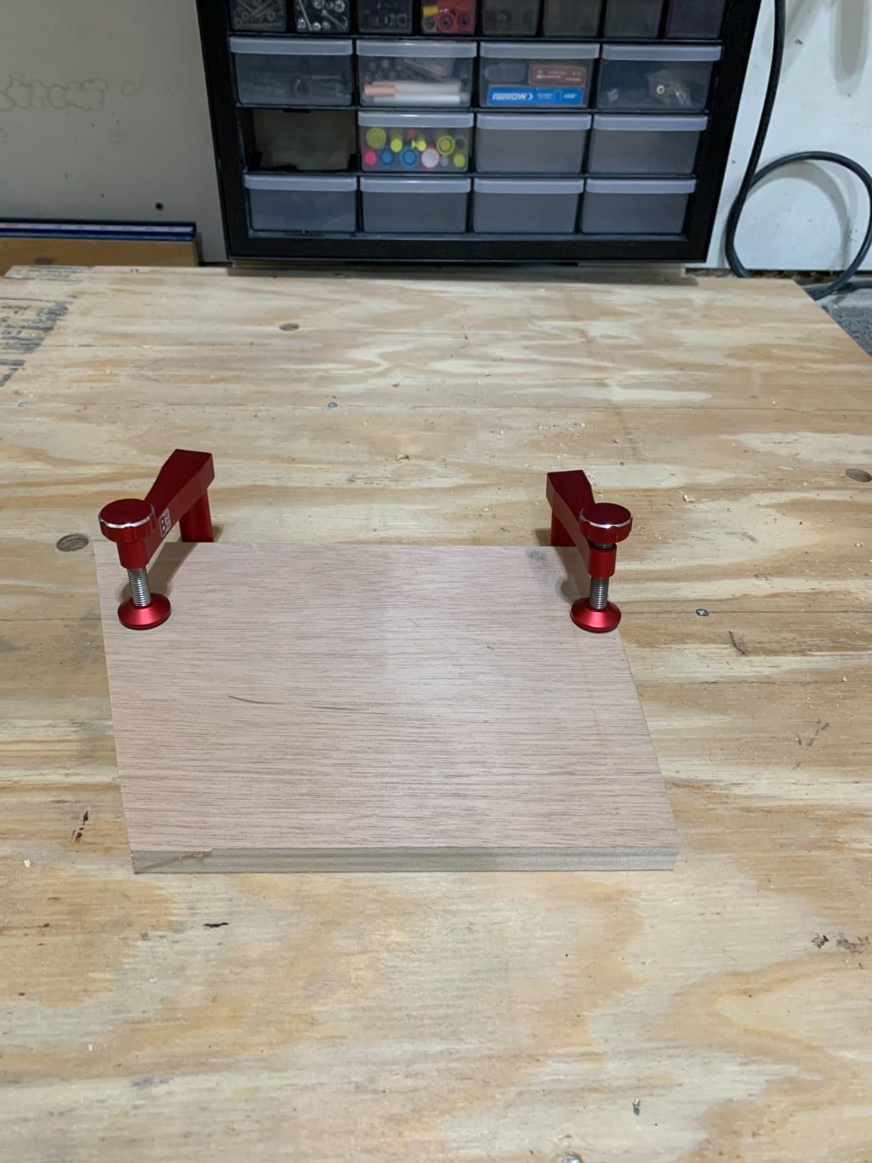 3/4 Inch (19mm) Bench Dog Clamp for Workbench Dog Holes, 2 Pack customer photo 2