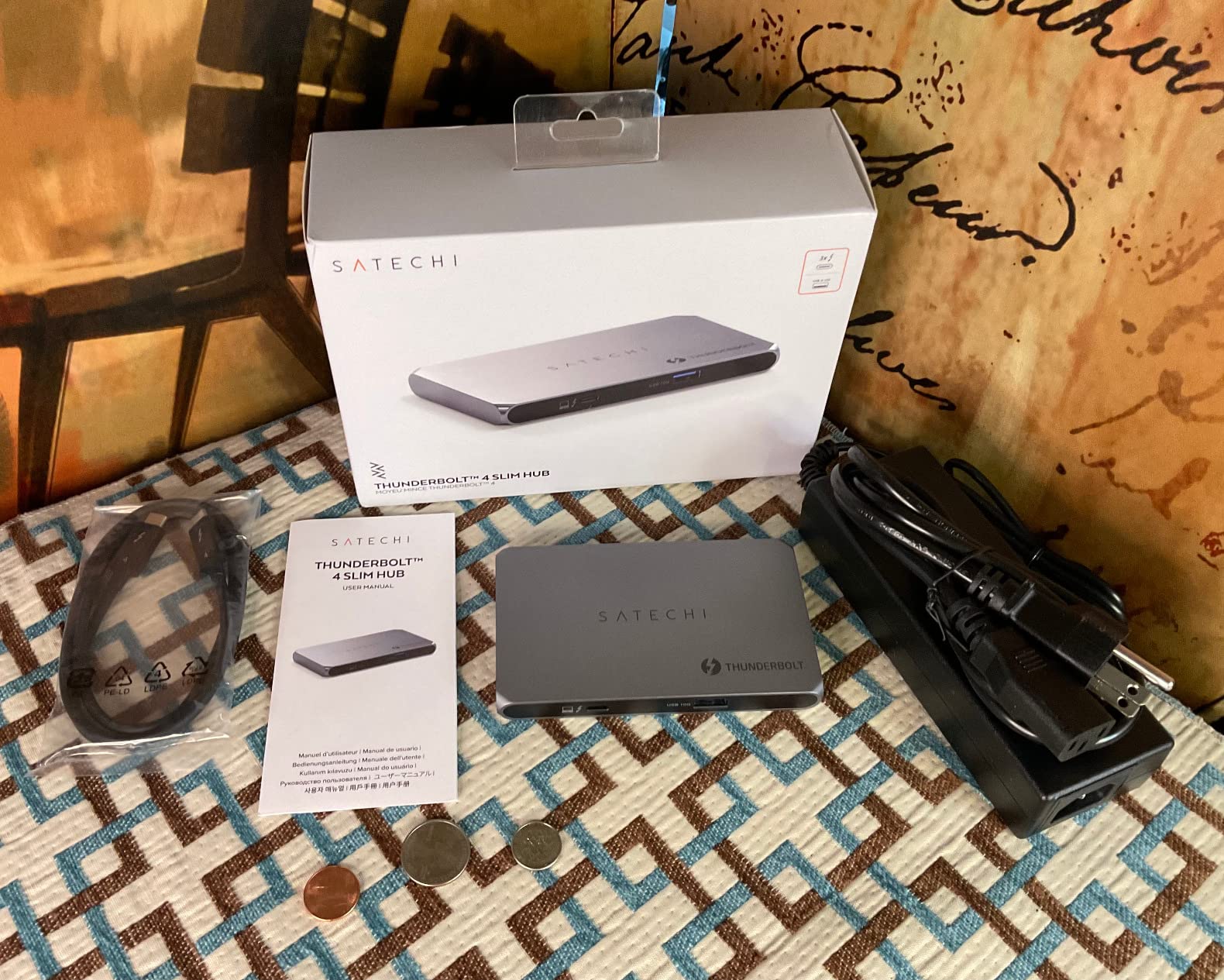 Satechi Thunderbolt 4 Slim Hub Pro, Docking Station, 100W USB-C Charging | Single 8K or dual 4K display, 4 Thunderbolt ports, USB 3.2 Gen2, for Mac, Windows, MacBook Air/Pro, Dell, Surface, Lenovo customer photo 2