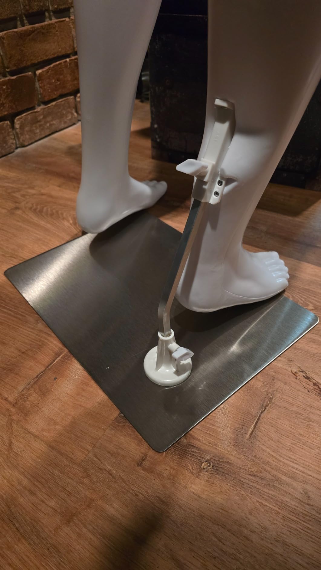 TopMaster Male Form Mannequin - Versatile 360° Design, Easy Assemble, Full Body 38'' Chest Male Mannequin with Adjustable Posture, Turnable Head and Flexible Limbs - White customer photo 1