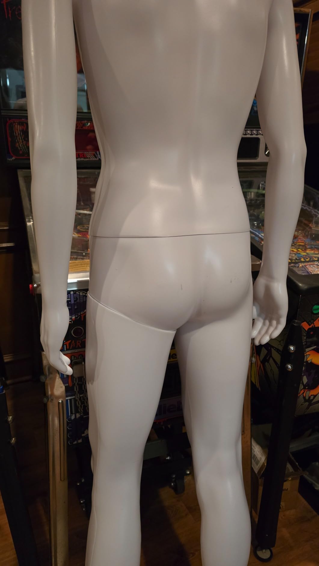 TopMaster Male Form Mannequin - Versatile 360° Design, Easy Assemble, Full Body 38'' Chest Male Mannequin with Adjustable Posture, Turnable Head and Flexible Limbs - White customer photo 2