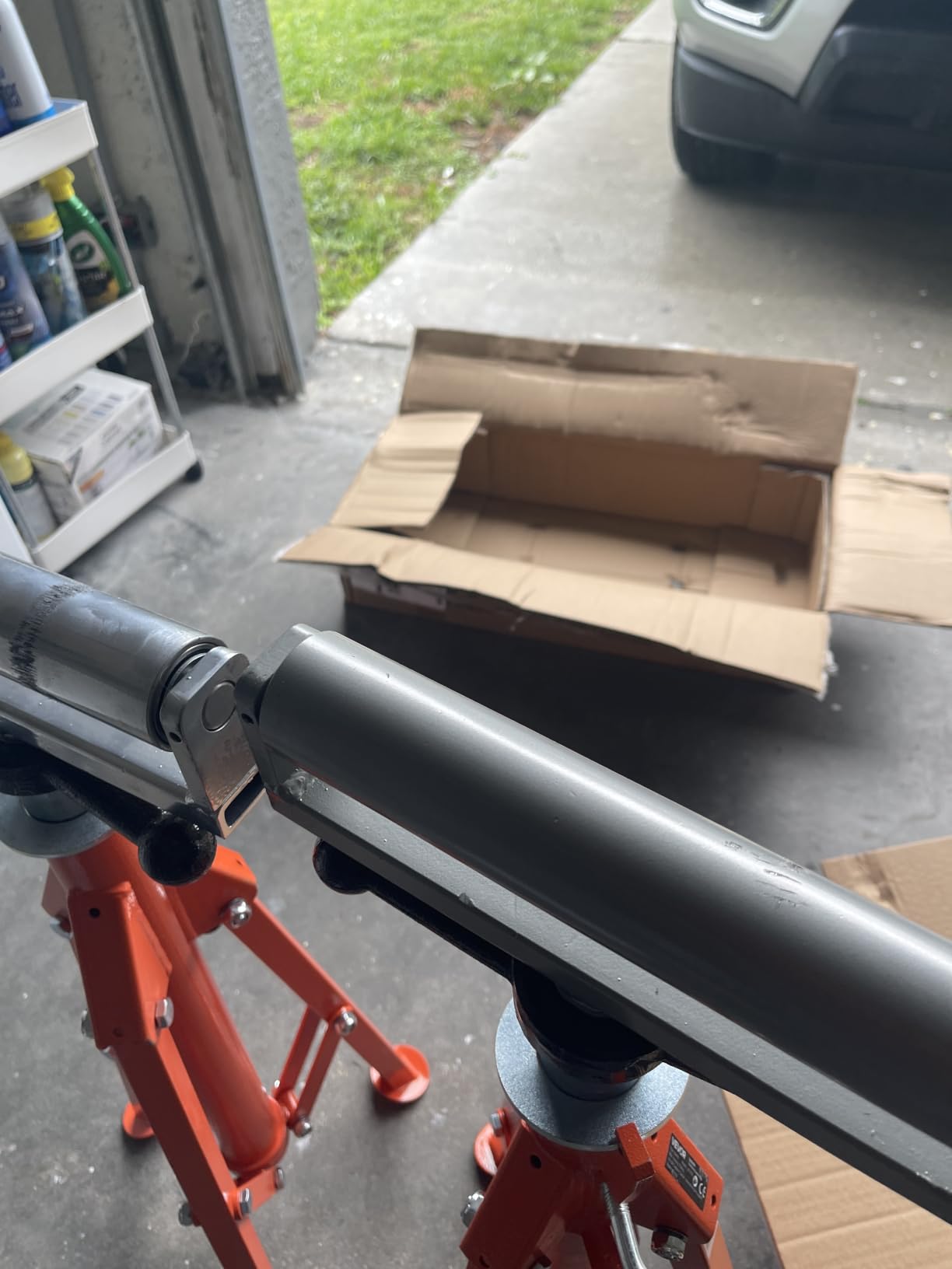 VEVOR Heavy Duty Roller Stand for Woodworking Metalworking Outfeed customer photo 2