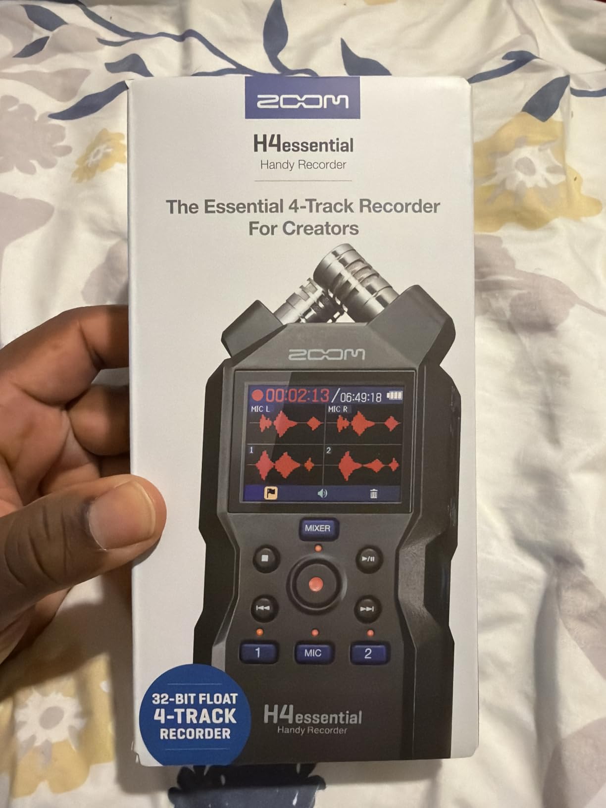 Zoom H4 Essential Handheld Recorder for Musicians, Podcasters & Filmmakers customer photo 1