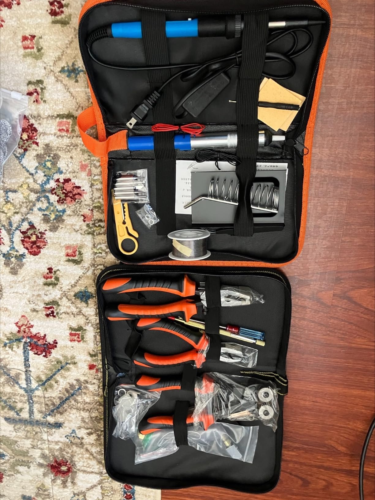 Stained Glass Kit,Stained Glass Supplies,Stained Glass Kits for Adults,with 100W Soldering Iron Kit,2mm 60/40 solder wire,Glass Cutter Tool Kit,for Stained Glass Making.(1) customer photo 2