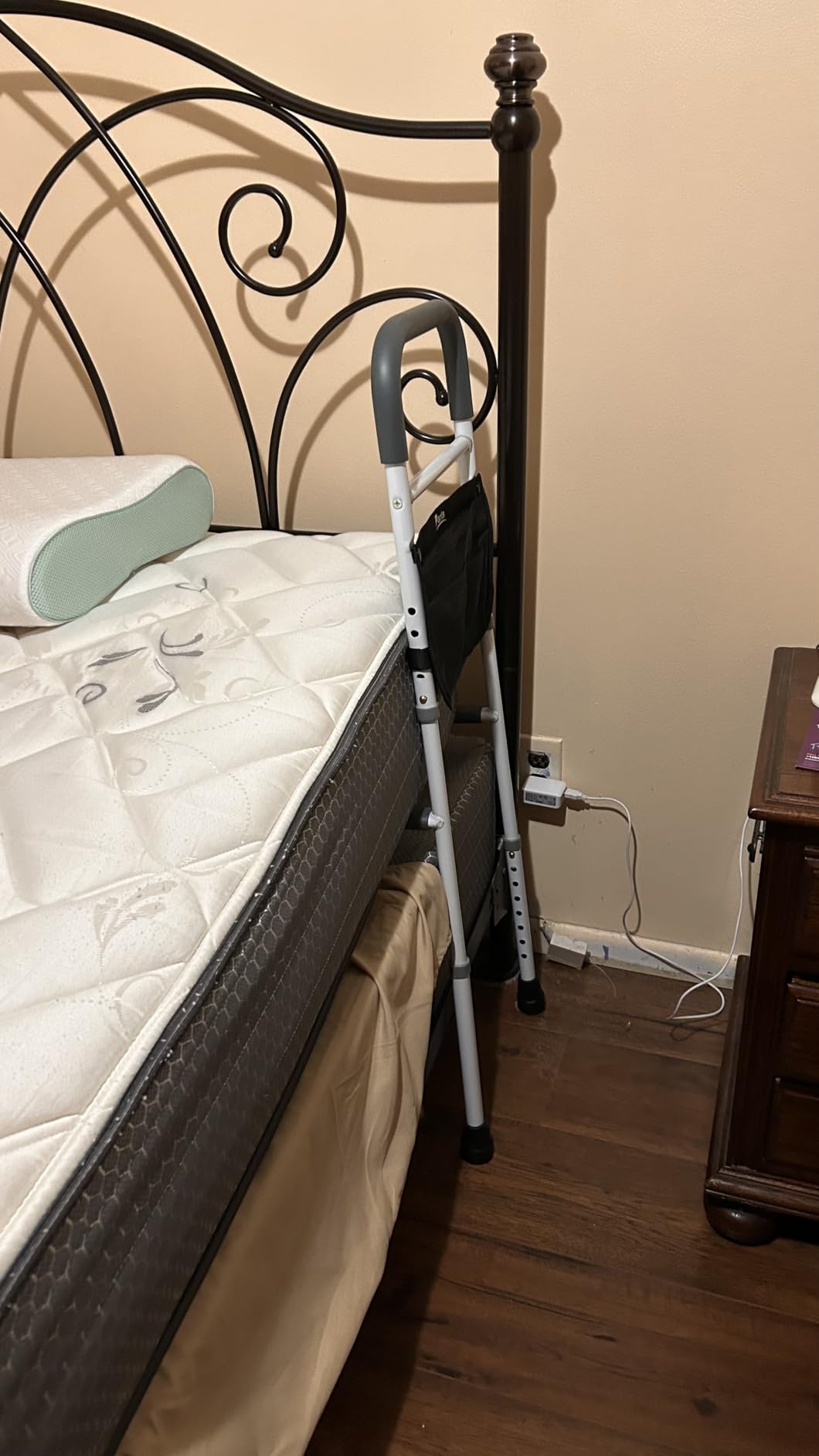 Panta Bed Rails for Elderly Adults Safety,Grey customer photo 1