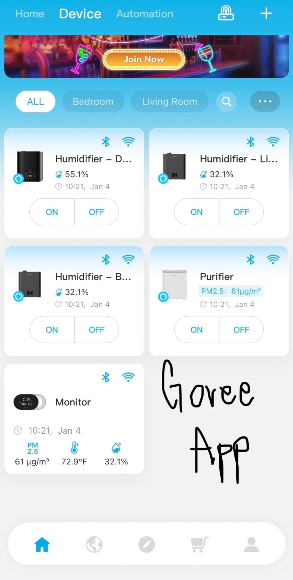 GoveeLife 7L Smart Humidifier for Bedroom, Warm & Cool Mist for Large Room customer photo 1