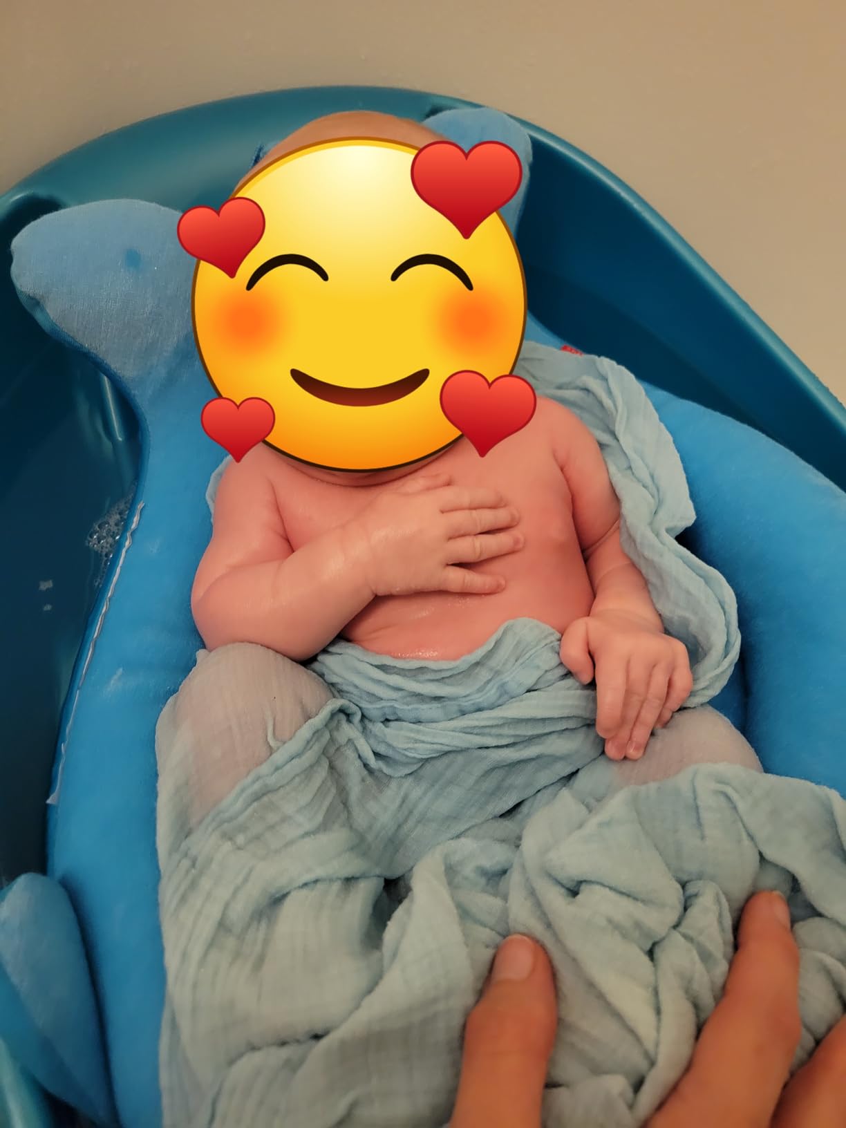 Skip Hop Soft Sink Baby Bath Tub, Moby, Grey customer photo 1