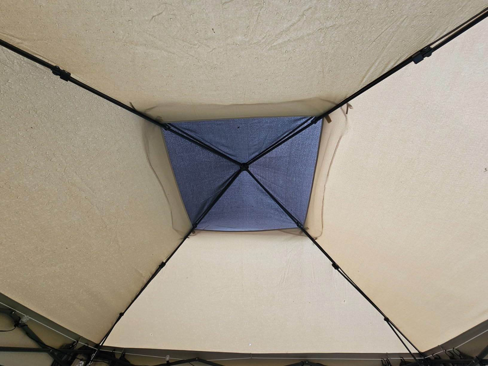 Yaheetech 11x11 Pop Up Gazebo Double-Tier Canopy Tent w/Mesh Netting, Gray customer photo 2