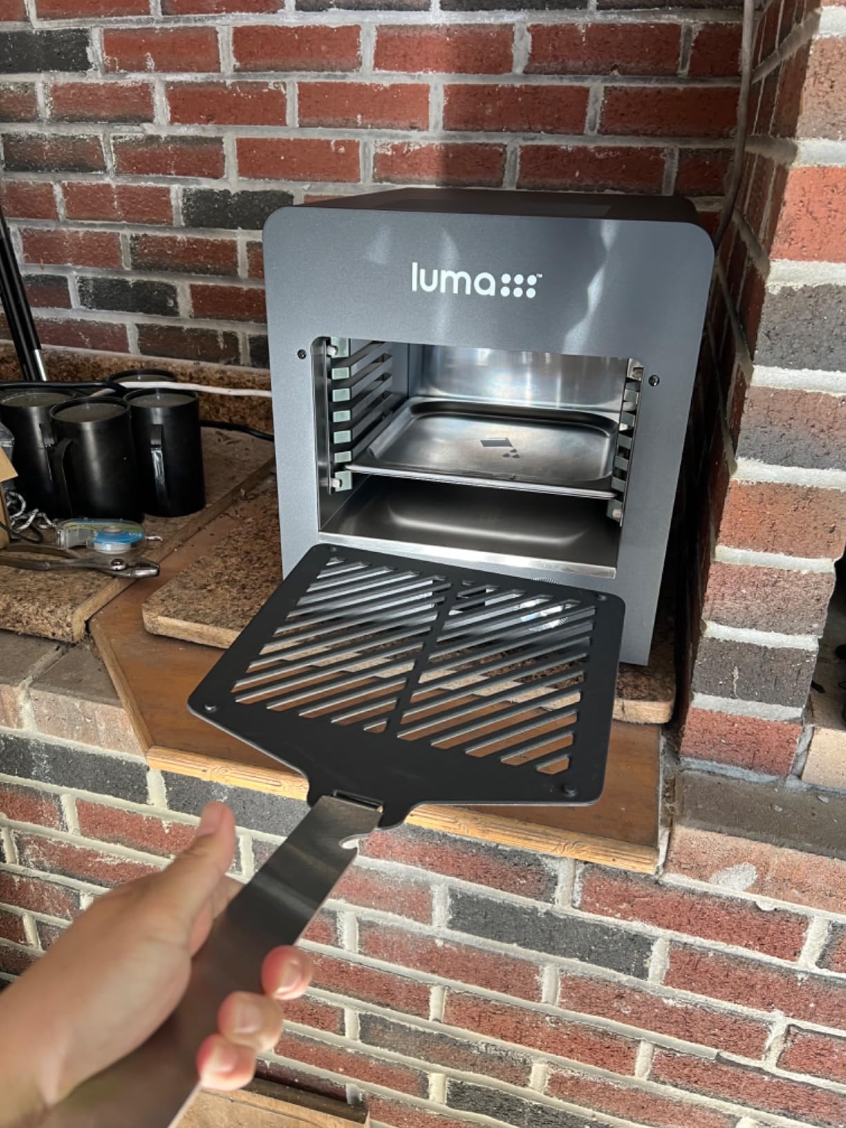 Luma® by Newair Electric Grill for Steaks | 1450°F Infrared Indoor Smoker with Cool-Touch Exterior | Portable Countertop BBQ Grill for Kitchen or Patio customer photo 1