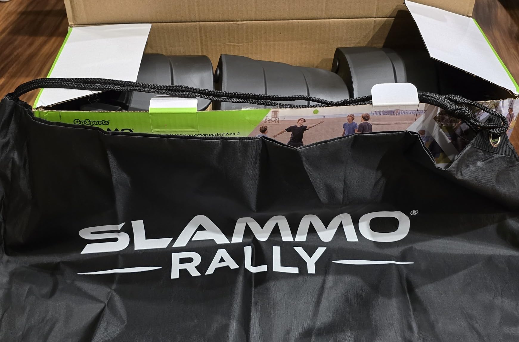GoSports Slammo Rally - Vertical Net for Longer Rallies - Choose Original or Hardcourt Roundnet Game Set customer photo 1