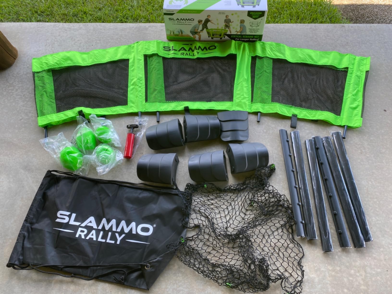 GoSports Slammo Rally - Vertical Net for Longer Rallies - Choose Original or Hardcourt Roundnet Game Set customer photo 2