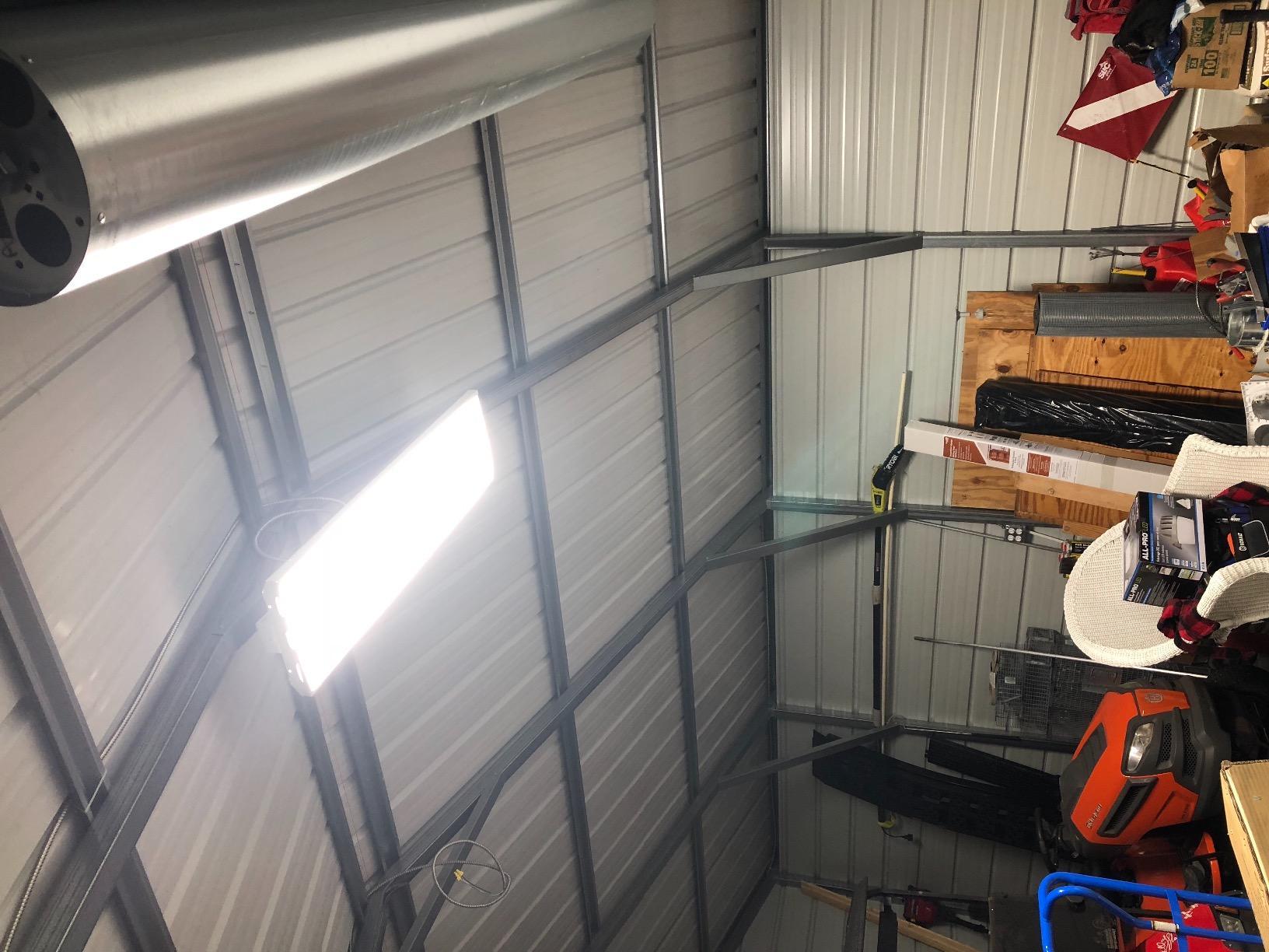 hykolity 4FT 250W LED Linear High Bay Shop Light, 33750LM 5000K 135LM/W | 0-10V Dimmable, High Bay LED Shop Lights for Shop Garage Warehouse Workshop Supermarket Stadium, 100-277V, ETL, 4 Pack customer photo 2