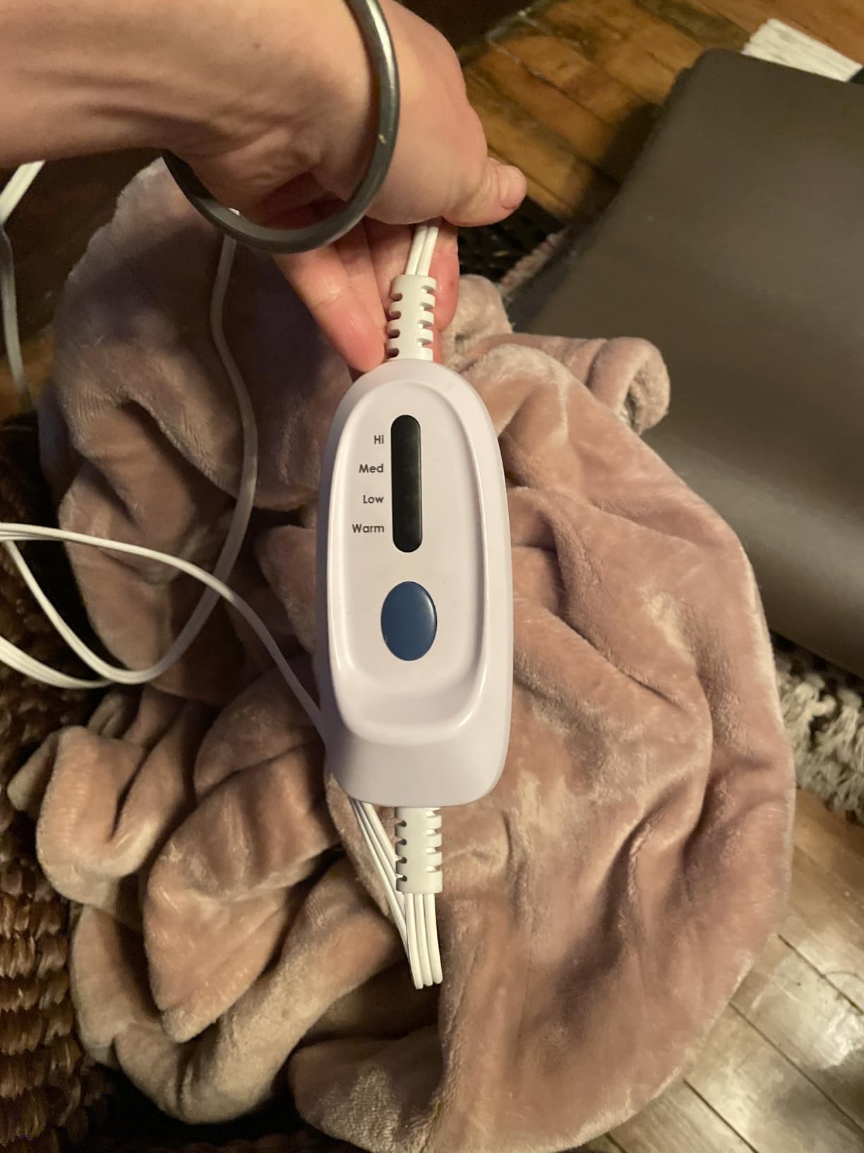 GOTCOZY Heated Blanket-Soft Plush Electric Blanket Queen Size(Rose Dust) customer photo 2