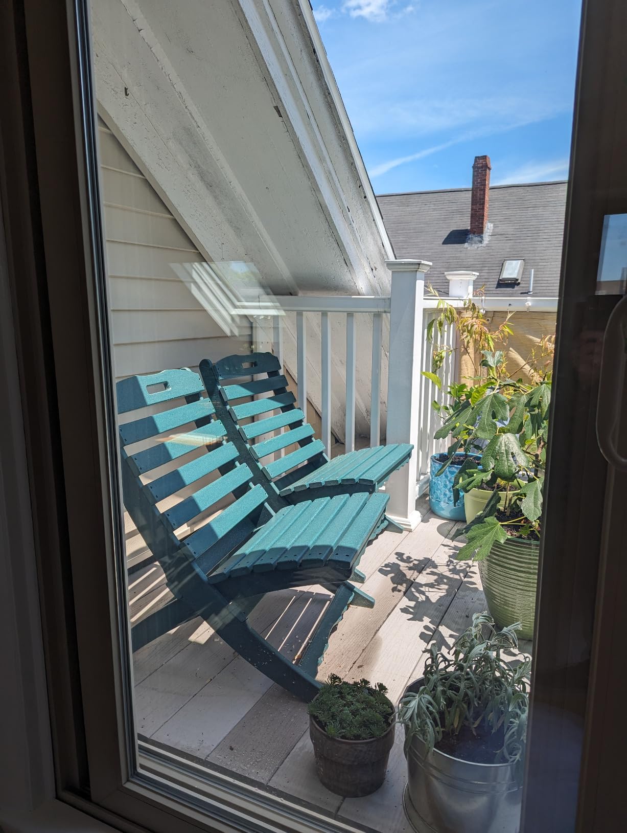 GREENVINES Folding-Xavier-Adirondack-Chairs Set of 2, HDPE Plastic, Black | No Assembly Needed | Portable | All Weather | Low Maintenance for Fire Pit Outdoor Poolside In-pool Patio Deck | Wave customer photo 1