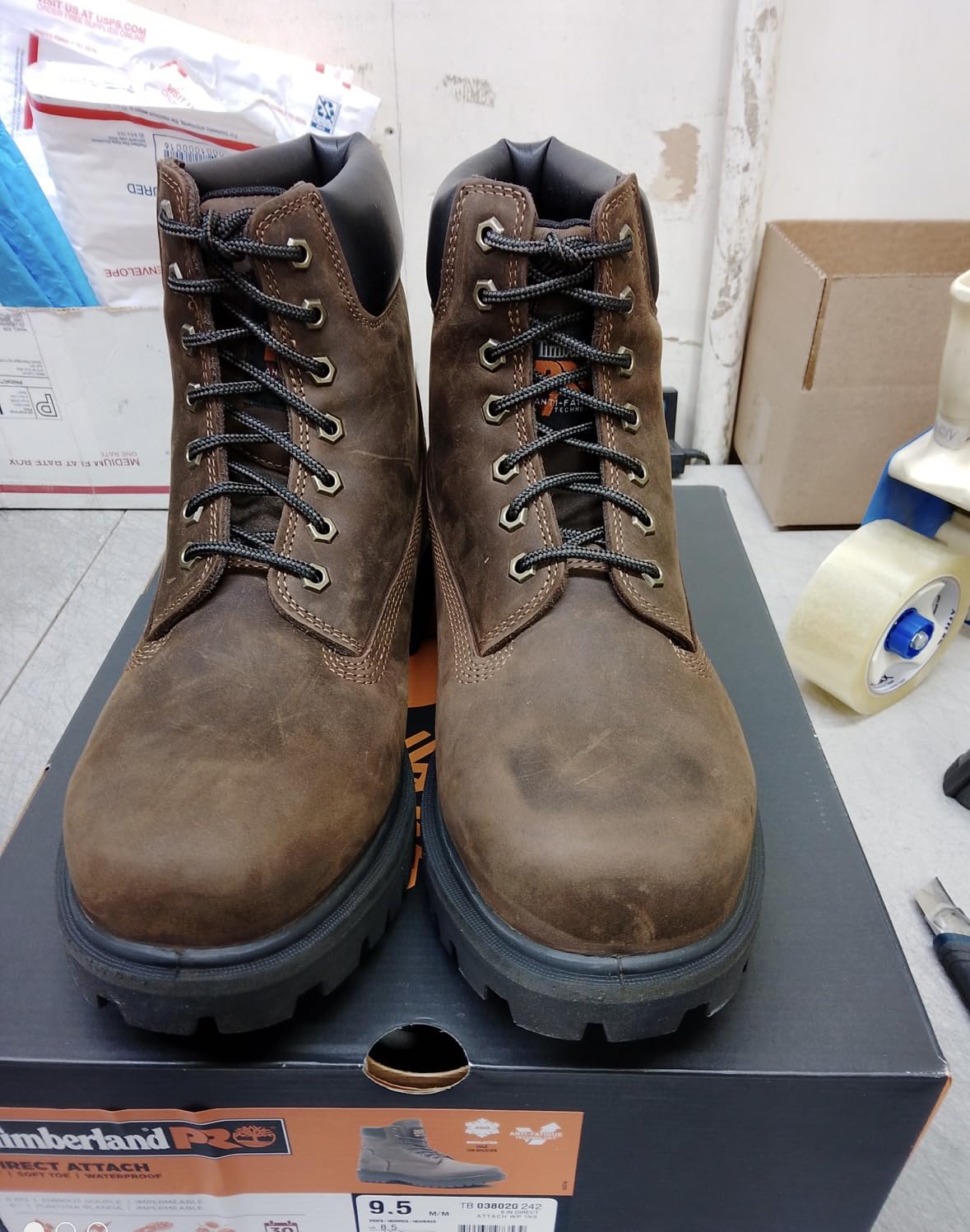 Timberland PRO Men's Direct Attach 6 Inch Soft-toe Insulated Waterproof Industrial Work Boot customer photo 2