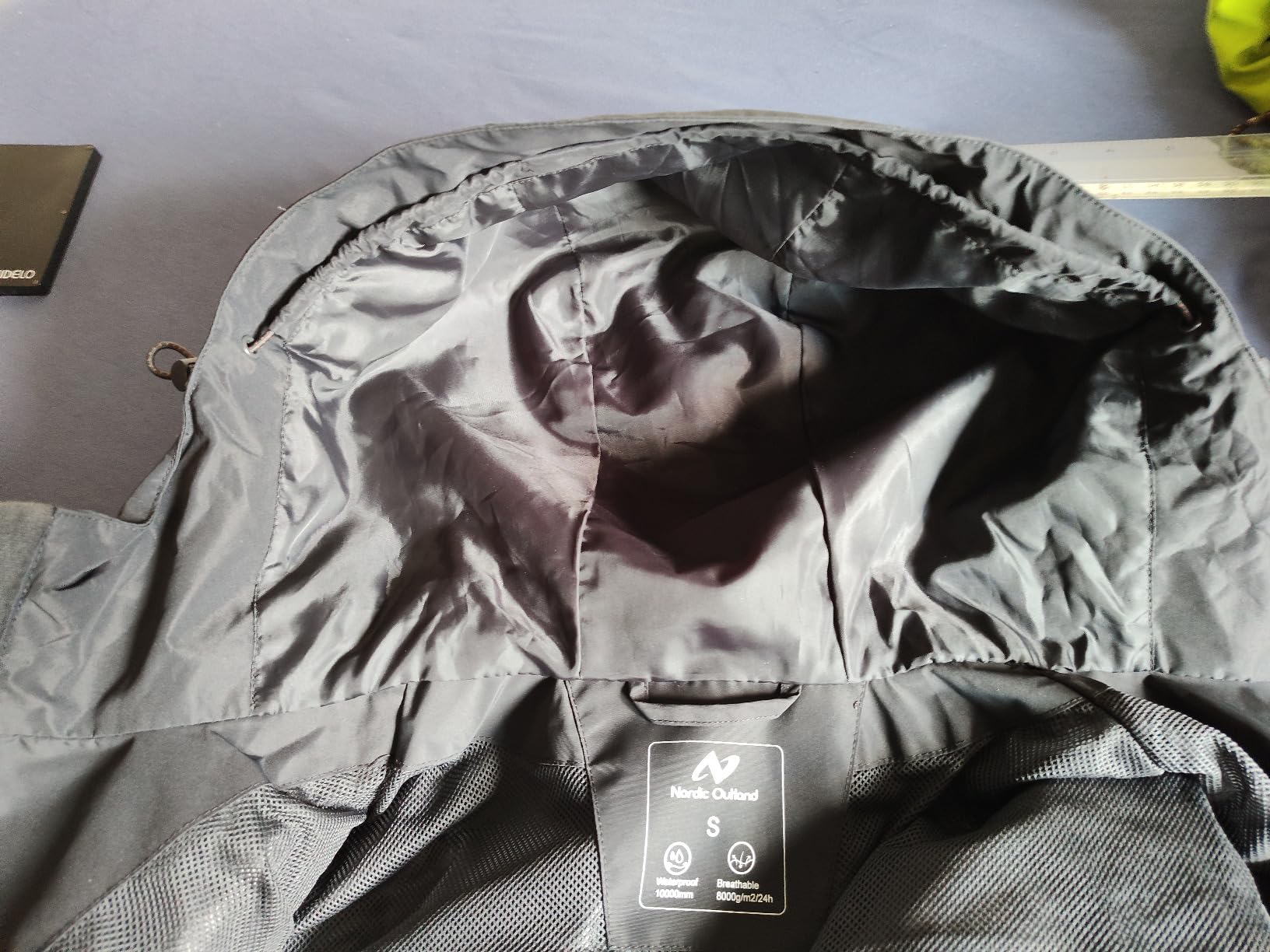 NORDIC OUTLAND Mens Lightweight Hooded Waterproof Rain Jacket Breathable Raincoat Shell for Outdoor Mountain Hiking customer photo 1