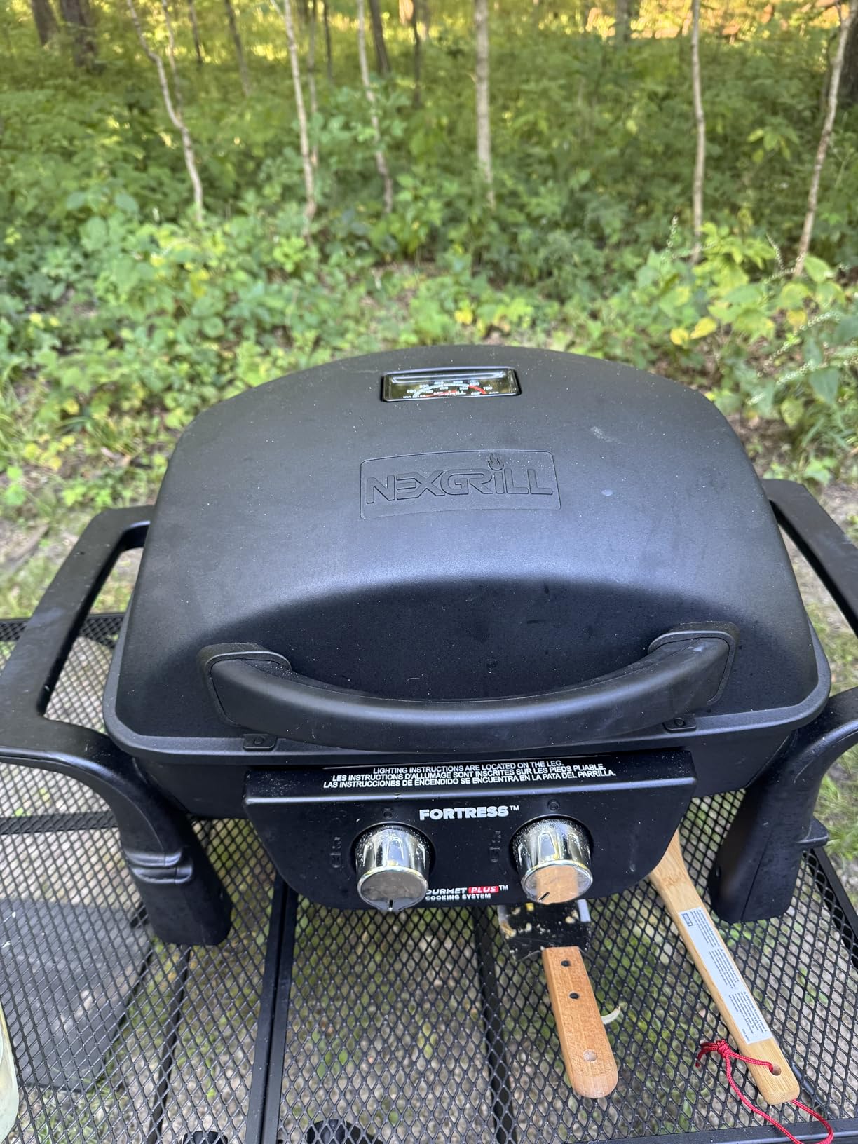 Nexgrill Tabletop 2 Burner Gas Grill & Griddle Combo, 2-in-1 with Handles customer photo 2