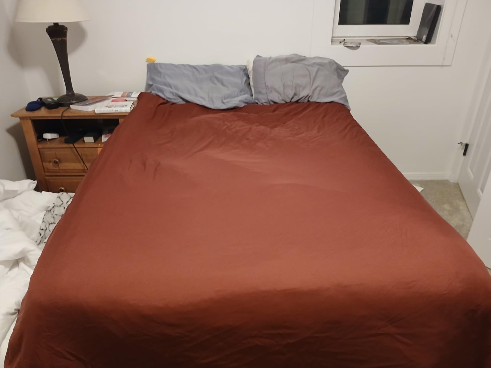 100% Organic Cotton Comforter - Duvet Insert for Summer & All Seasons with Non Clumping Diamond Stitching - Premium Soft & Breathable Quilt - GOTS & Fairtrade Certified (King/Cal King) customer photo 1