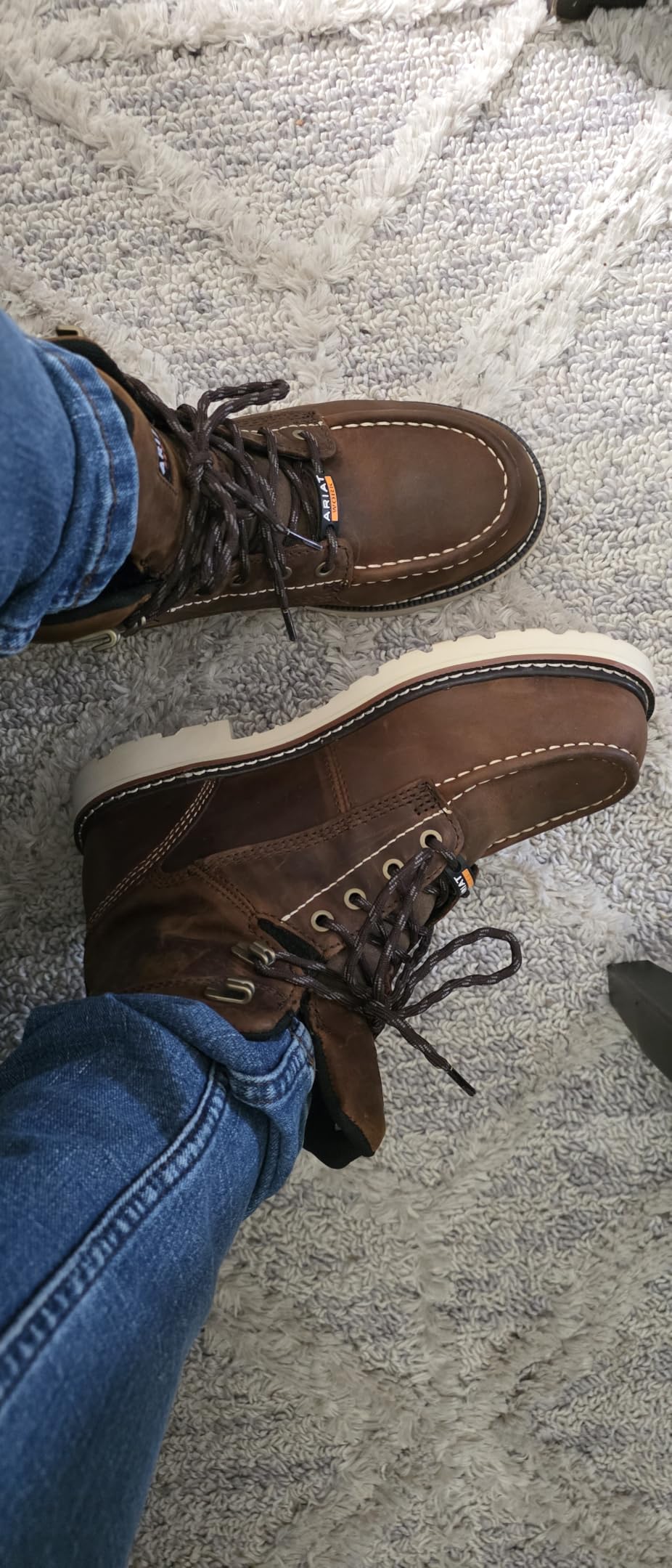 Ariat Women's Rebar Lift Waterproof Composite Toe Work Boot customer photo 1