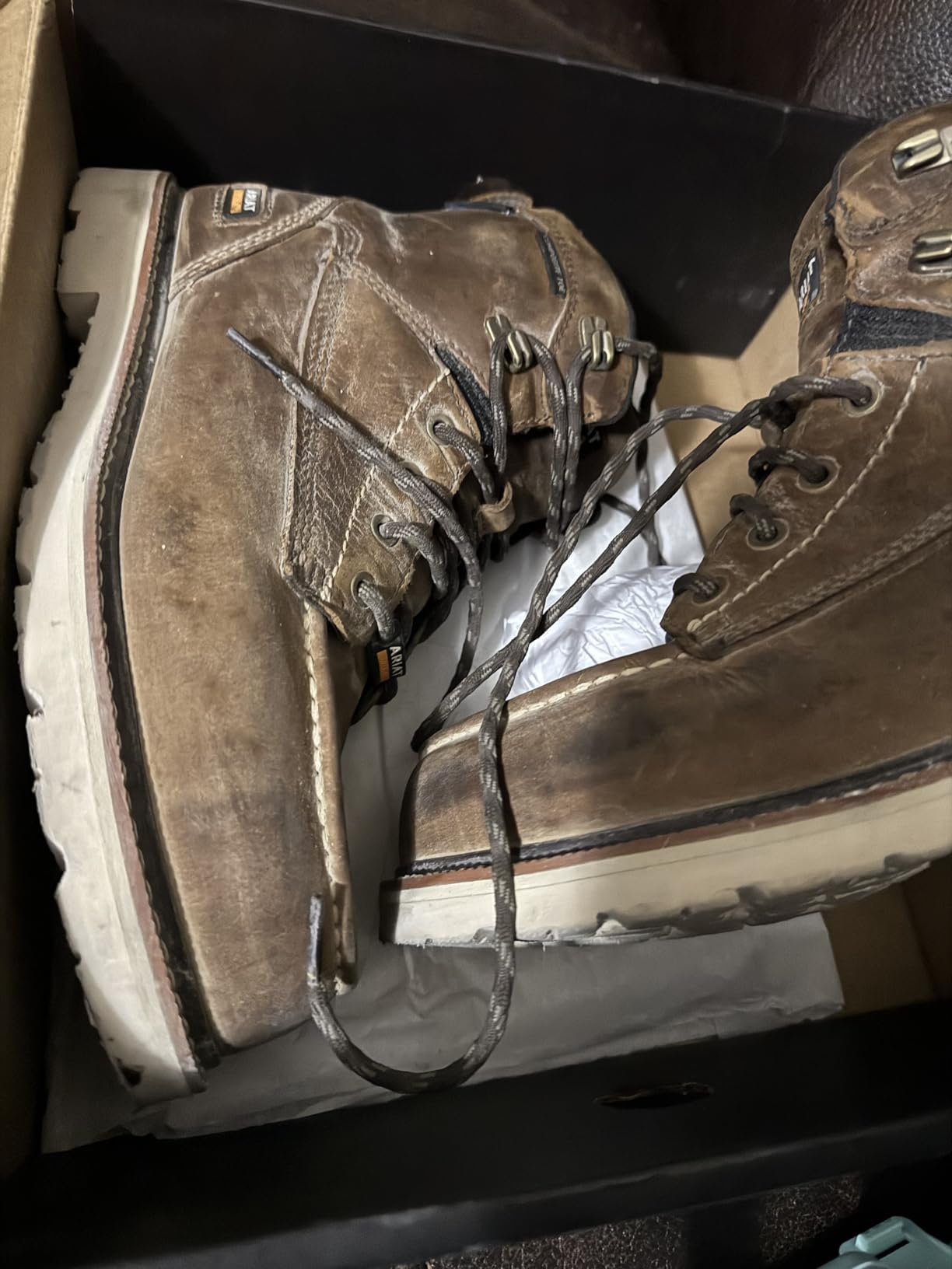 Ariat Women's Rebar Lift Waterproof Composite Toe Work Boot customer photo 2