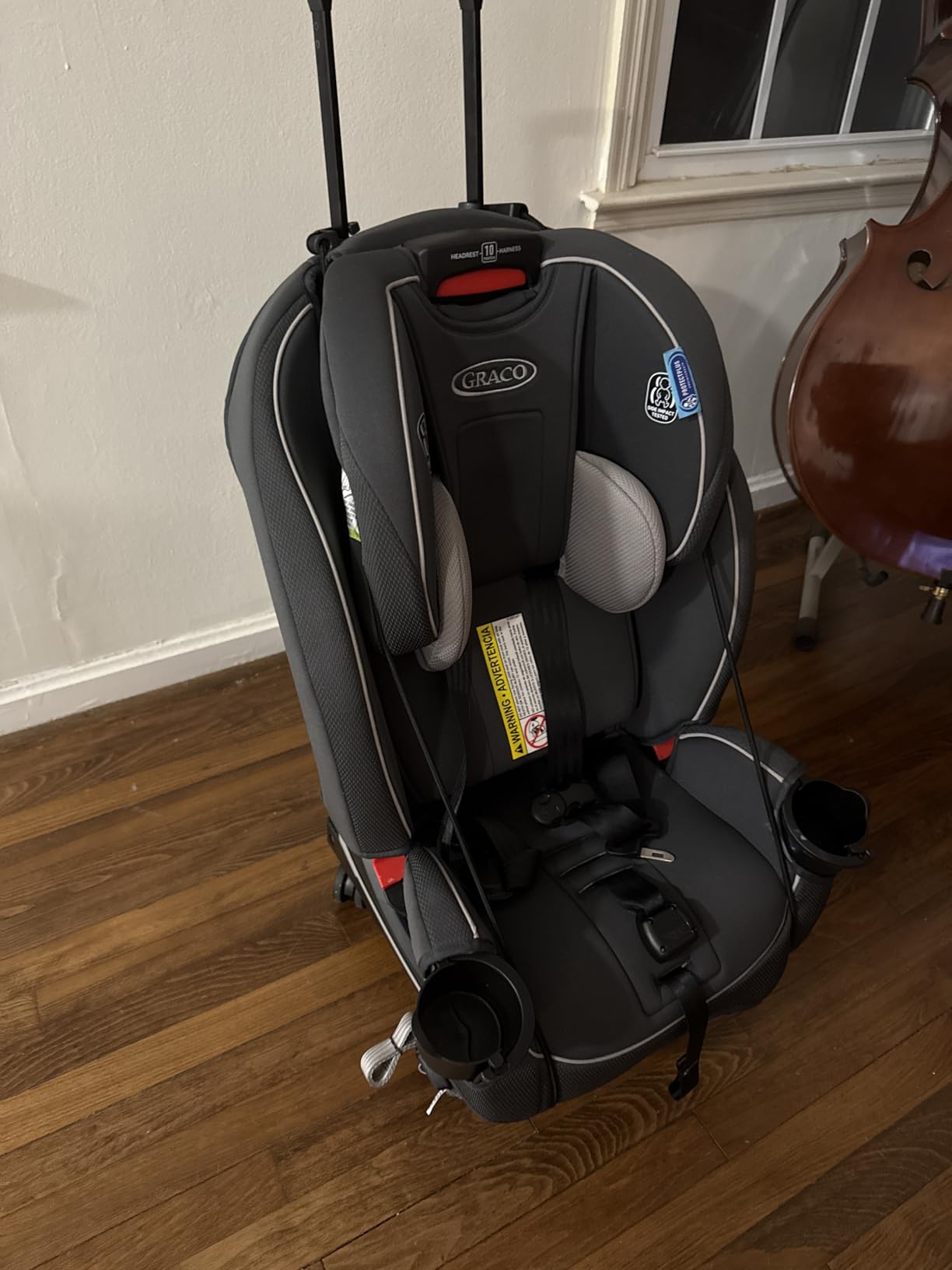Car Seat Dolly for Airport, Black customer photo 1