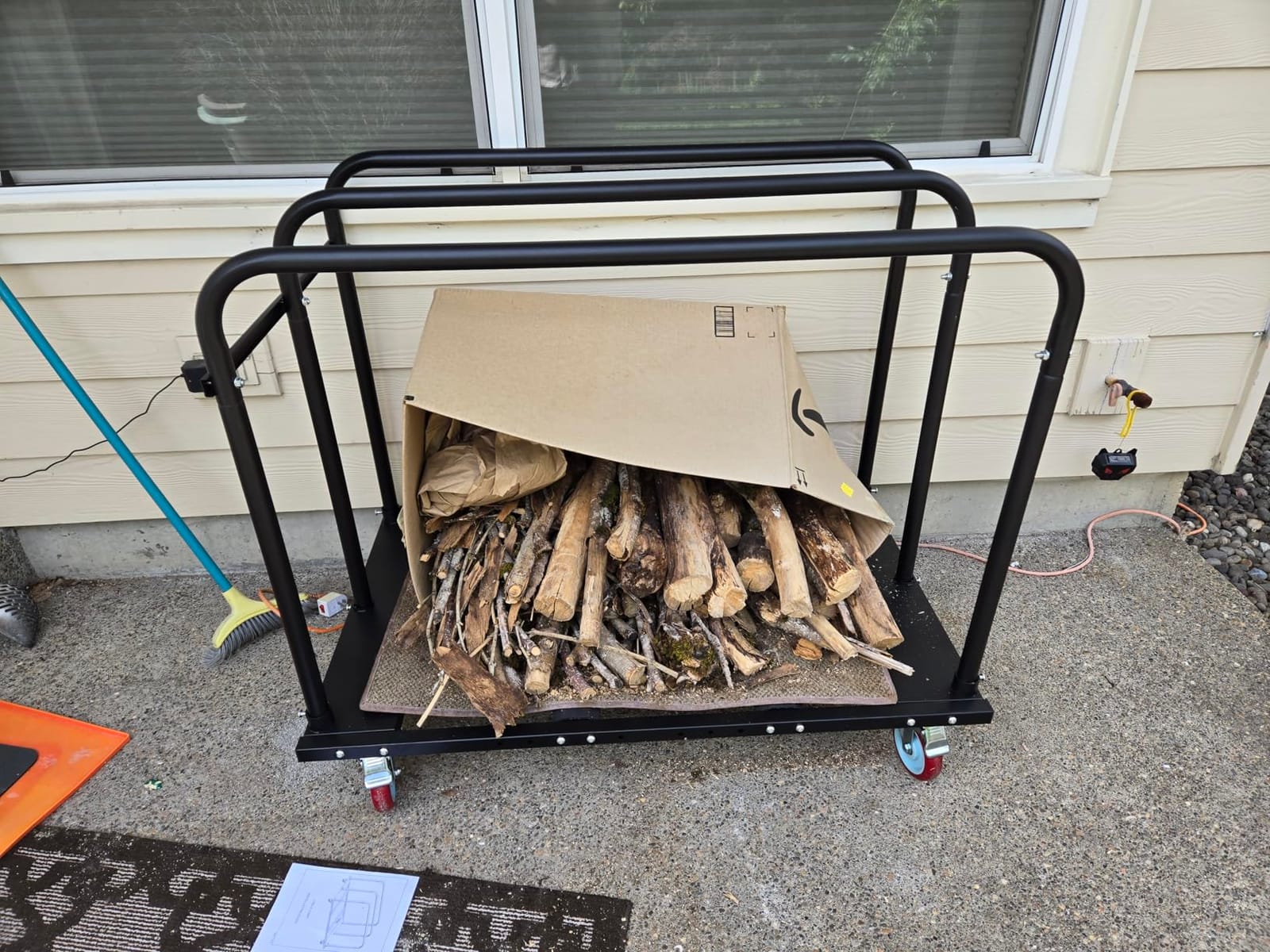 Folding Table Cart, 1800 Heavy Duty Drywall Dolly Cart customer photo 1
