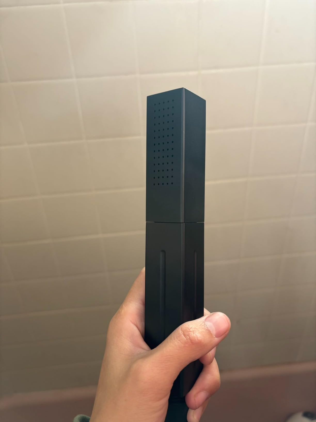Thermostatic Shower System Matte Black, Push Button Diverter Shower Faucet with 2 in 1 Handheld, Ceiling Mount 12 Inch Shower Head with 6 Inch Wall Mount Shower Head customer photo 2