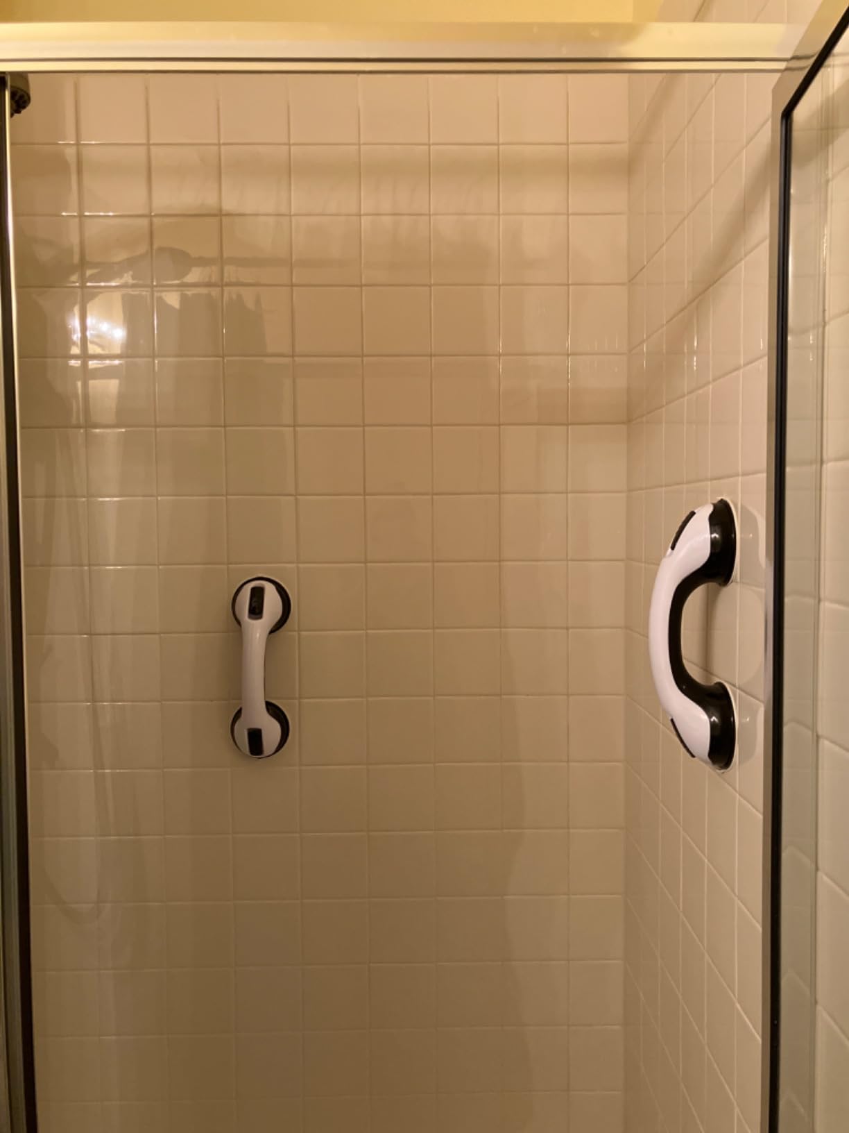 MCDEX Grab Bars for Shower, 12 Inch Shower Handle for Seniors, 2 Pack customer photo 1