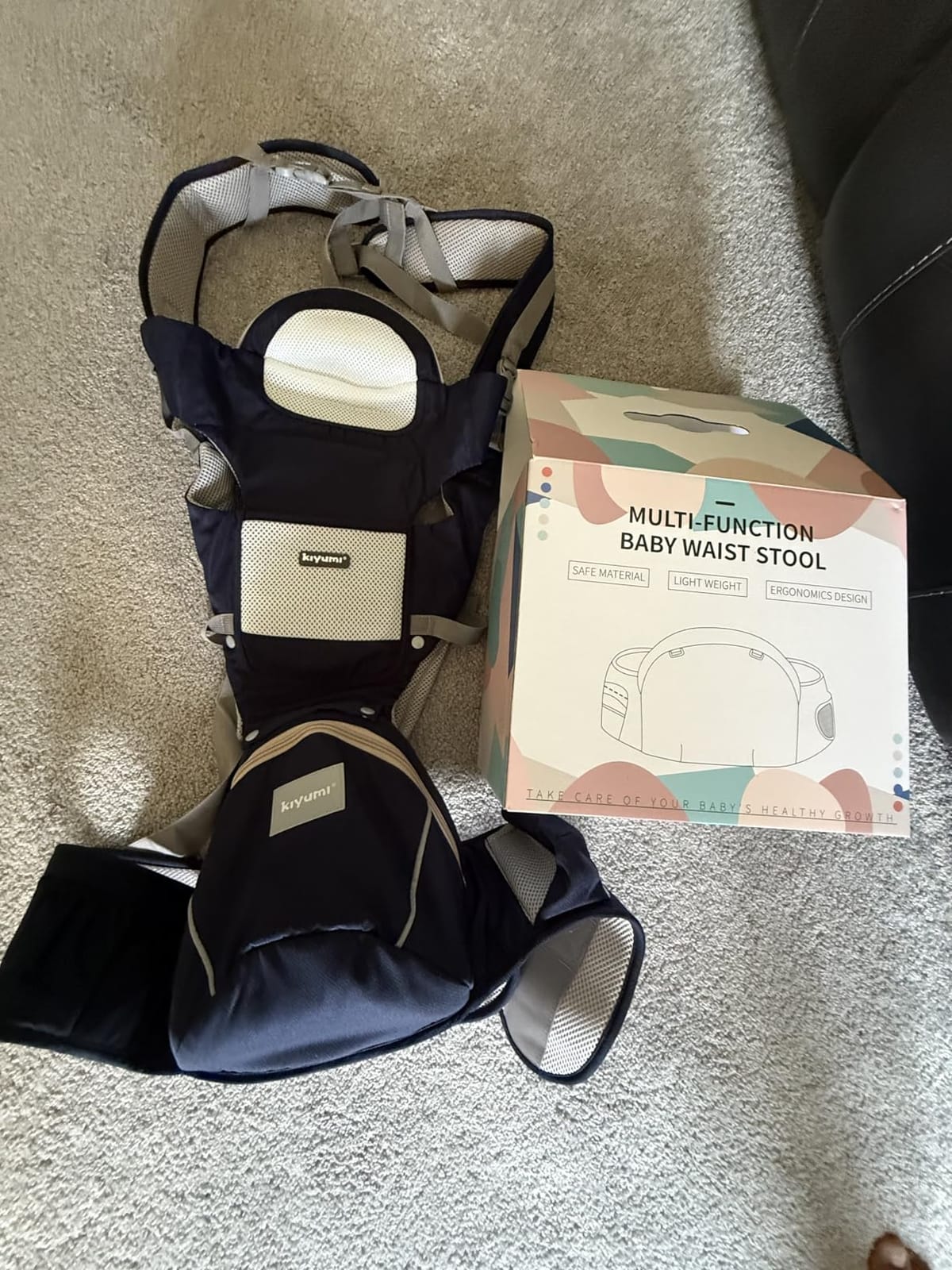 KIYUMI 6-in-1 Baby Carrier Newborn to Toddler with Hip Seat Ergonomic customer photo 2