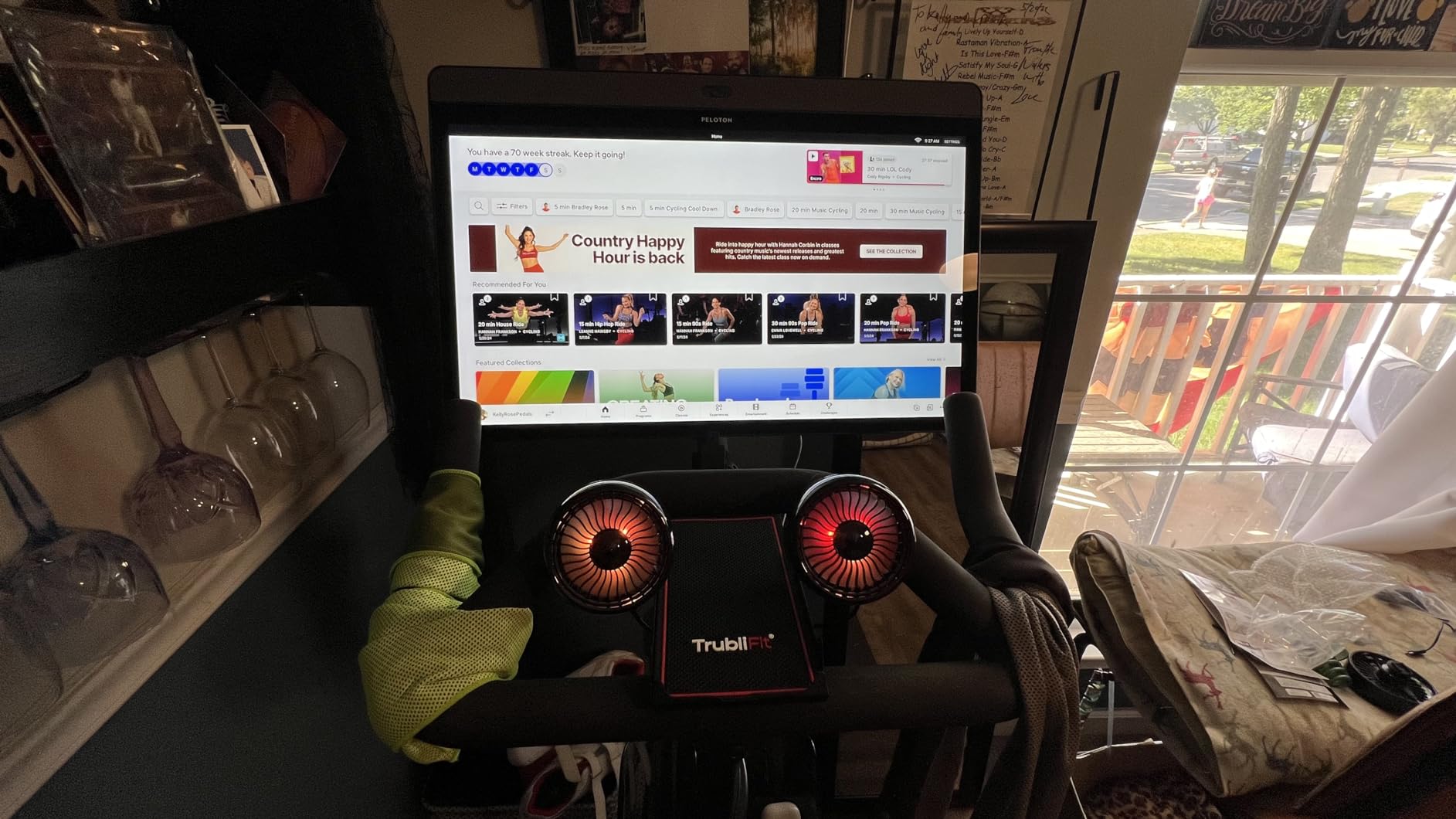 TrubliFit Dual Cooling Fans with Phone Tray for Peloton Bike, No Batteries customer photo 1