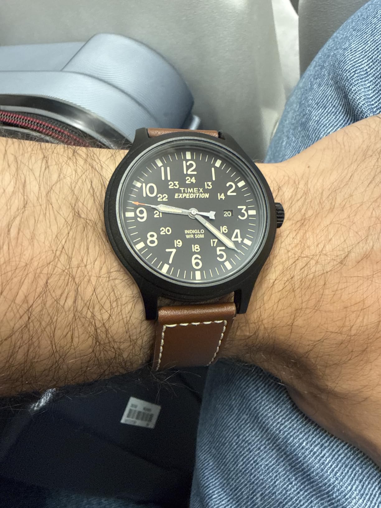 Timex Expedition Scout 40mm Men's Analog Watch | Luminous Hands | Durable Comfortable Adjustable Strap | 24 Hour Time | Rugged Outdoor Watch | 50M Water Resistance customer photo 1
