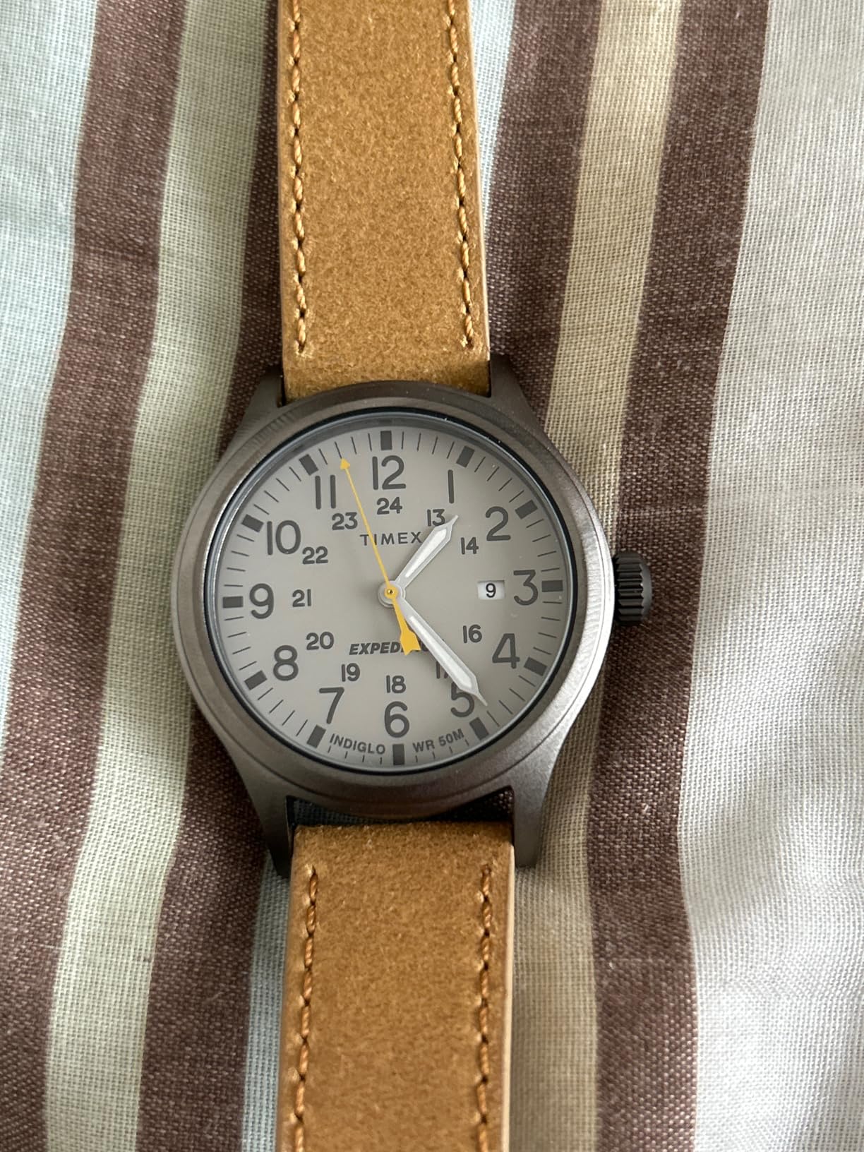 Timex Expedition Scout 40mm Men's Analog Watch | Luminous Hands | Durable Comfortable Adjustable Strap | 24 Hour Time | Rugged Outdoor Watch | 50M Water Resistance customer photo 2