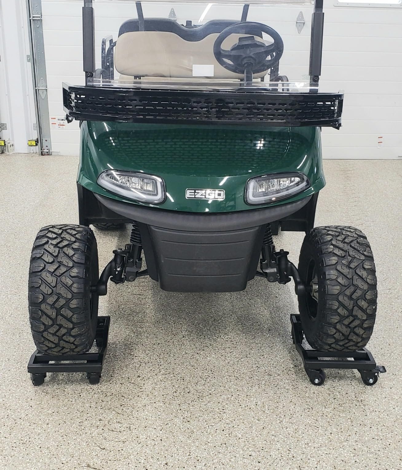 KEDSUM 6000LBS Car Dolly Set of 4, Heavy Duty Vehicle Dollies, Double V-Shaped Design & Nylon Casters with Brakes Used for Moving Cars, Trailers, SUV, Motorcycles and Boats customer photo 1