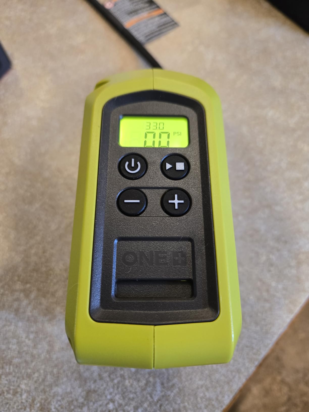 Ryobi - 18 V One+ 11 Bar Wireless Compressor - Tyre and Ball Inflation - Comes with 3 Tips (without Battery) - RPI18 customer photo 1
